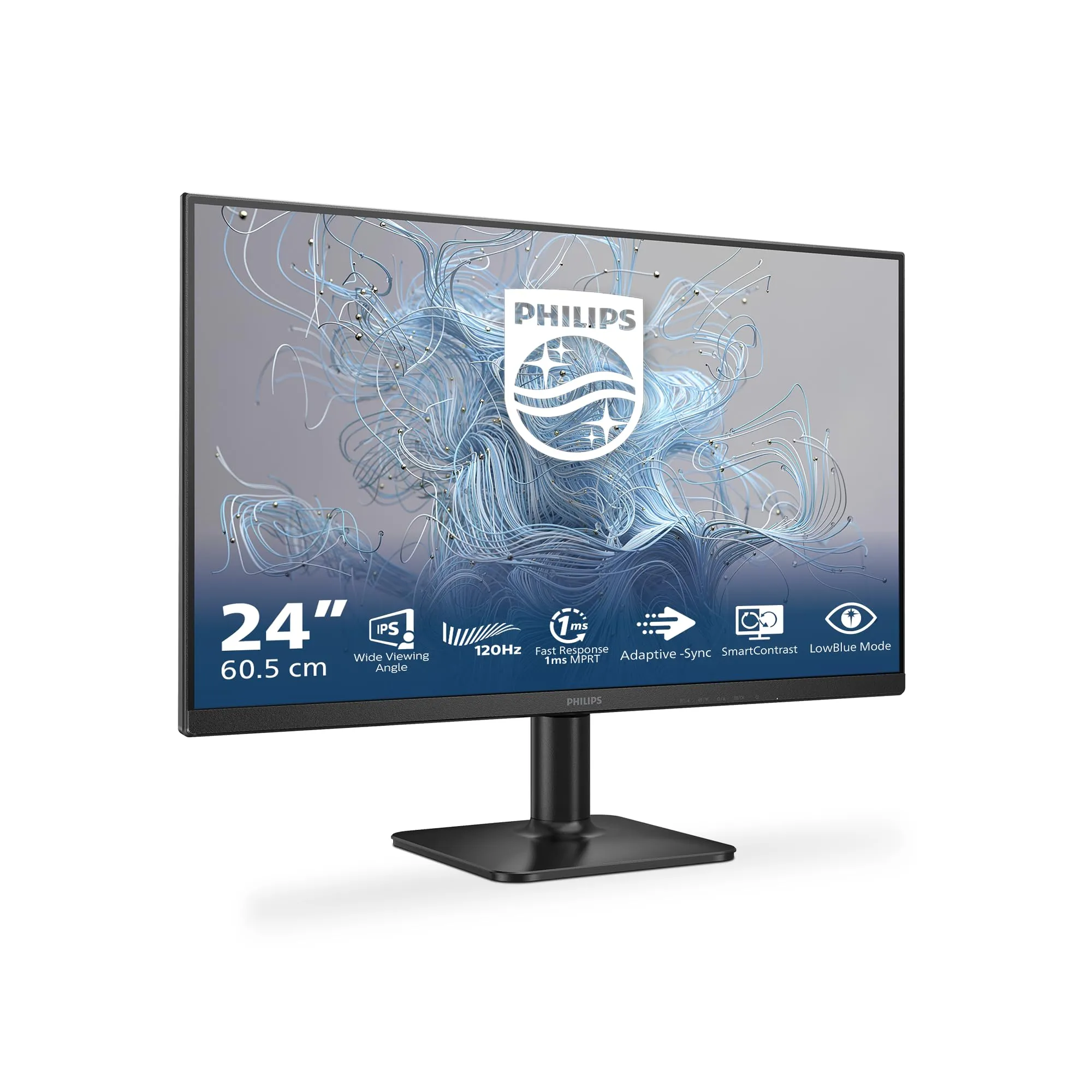 Philips 24E2N1110 - Monitor Full HD da 24 pollici, 120 Hz, sincronizzazione adattiva. (1920x1080, 1x D-Sub, 1x HDMI 1.4) nero