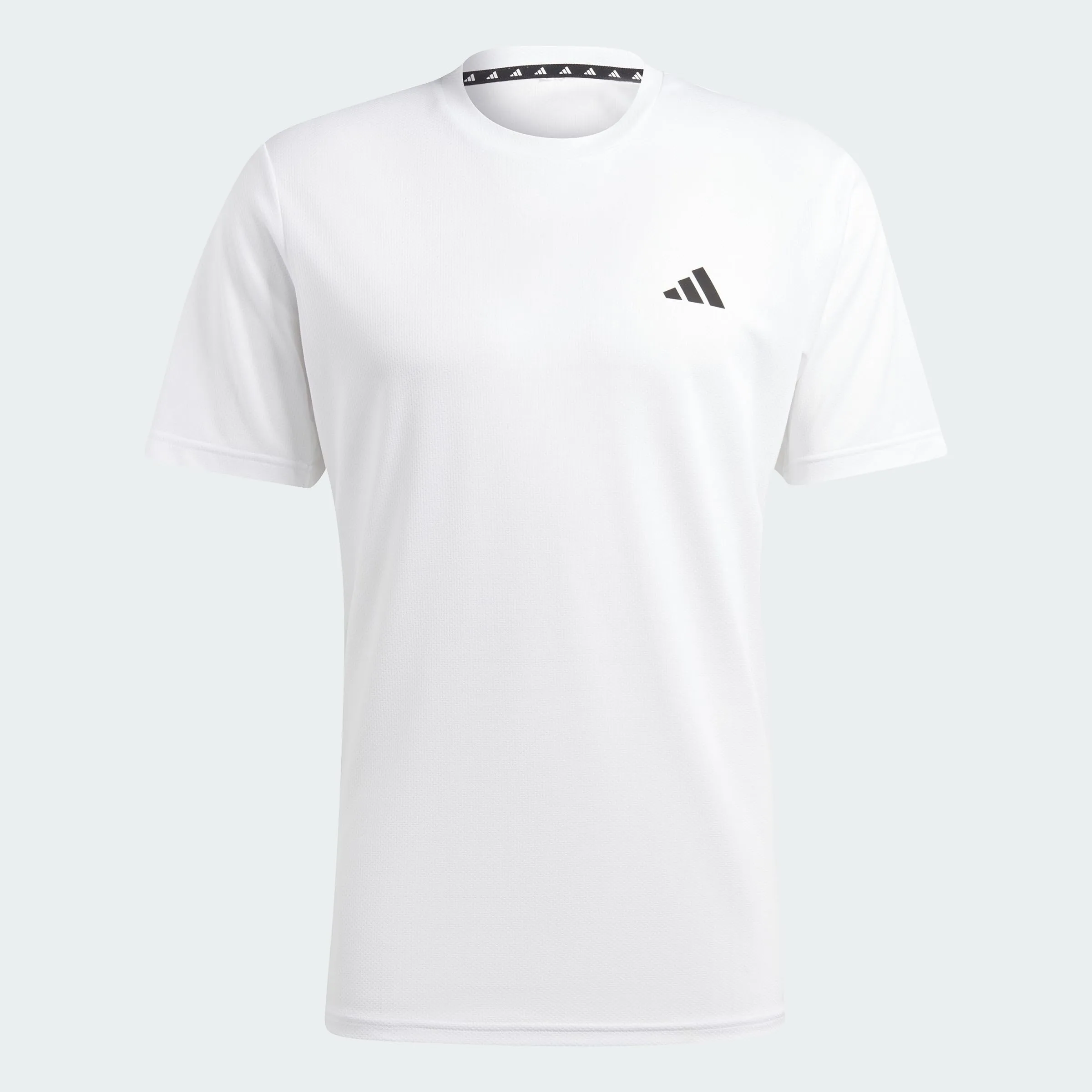 adidas Uomo Train Essentials Training Tee, White/Black, S