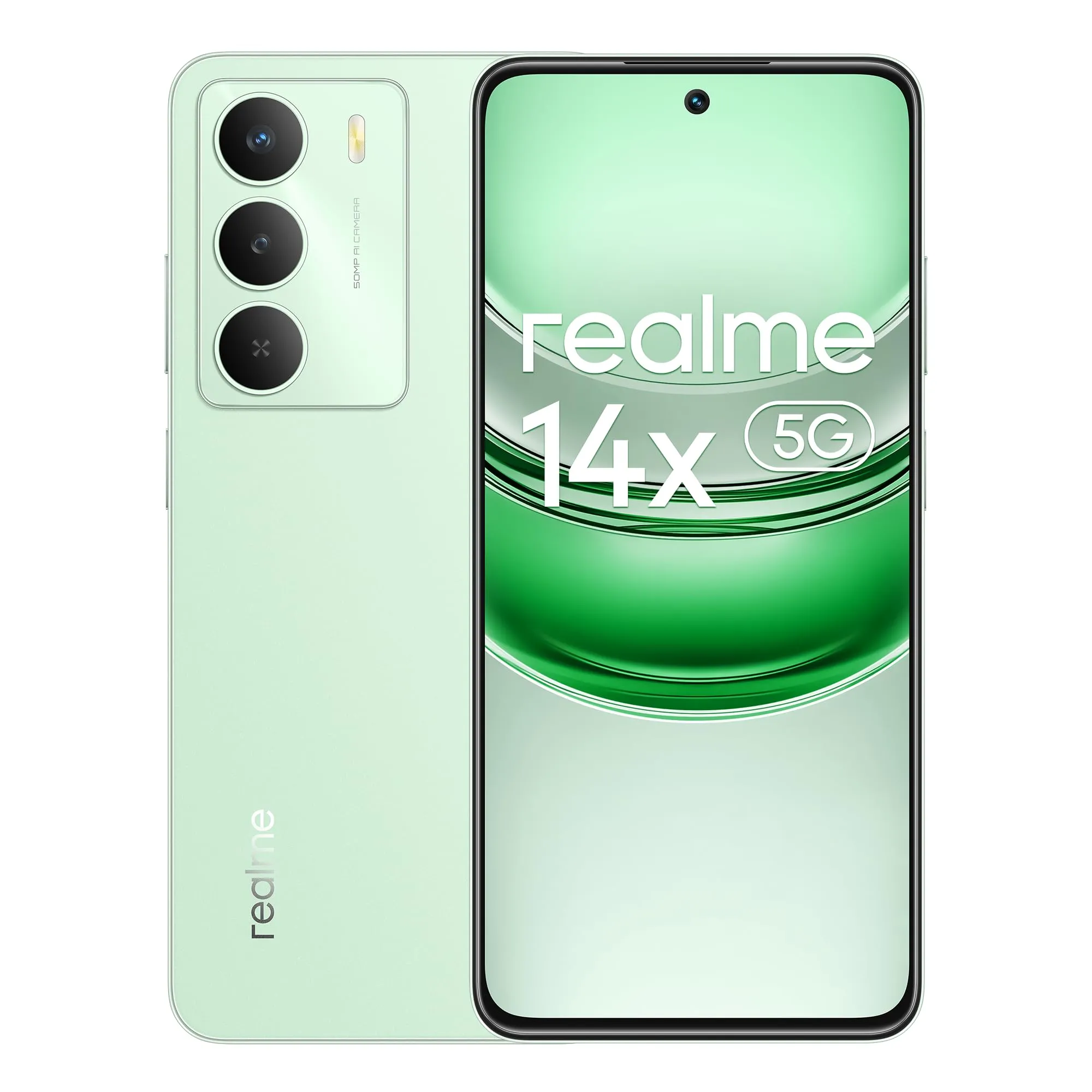 realme Smartphone 14x 5G 128GB 6GB Peridot Green