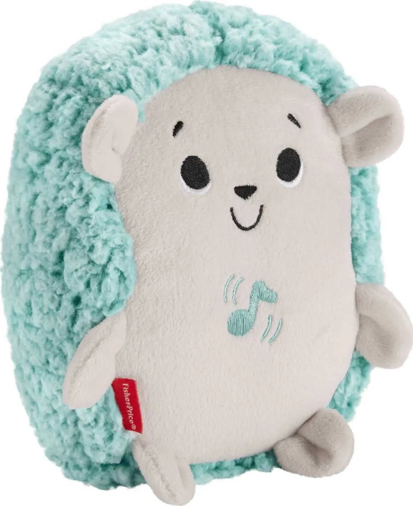 Fisher-Price - Riccio Rilassante Soffici Suoni, Vibrazioni Calmanti e Musica, Giocattolo per Neonati da 0+ Mesi, FXC58
