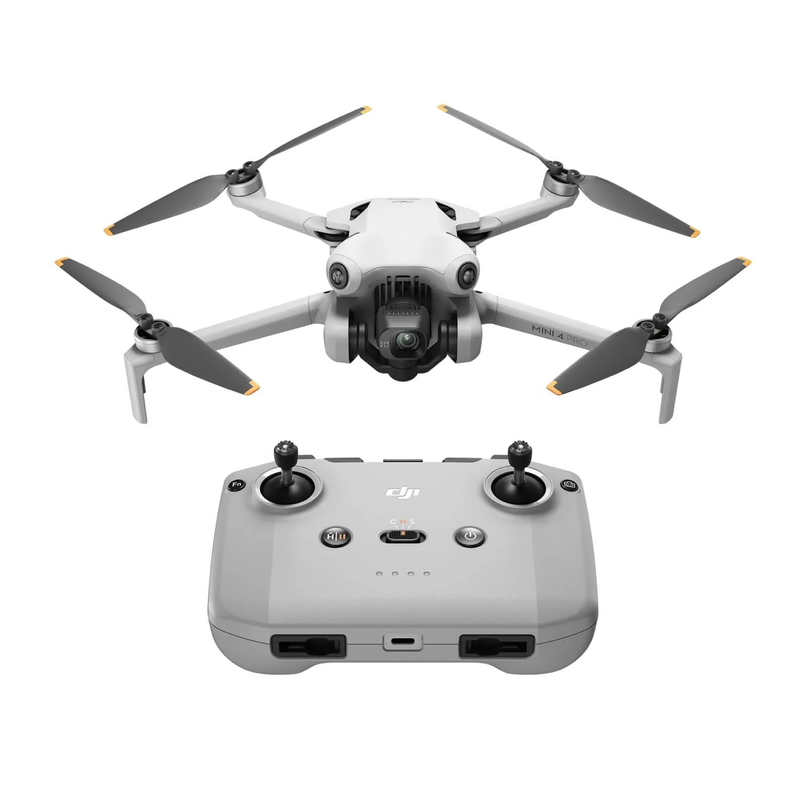 DJI Mini 4 Pro (con DJI RC-N2), mini drone pieghevole per adulti con fotocamera HDR in 4K, meno di 249 g, autonomia di volo di 34 min., distanza di trasmissione video max. di 20 km, C