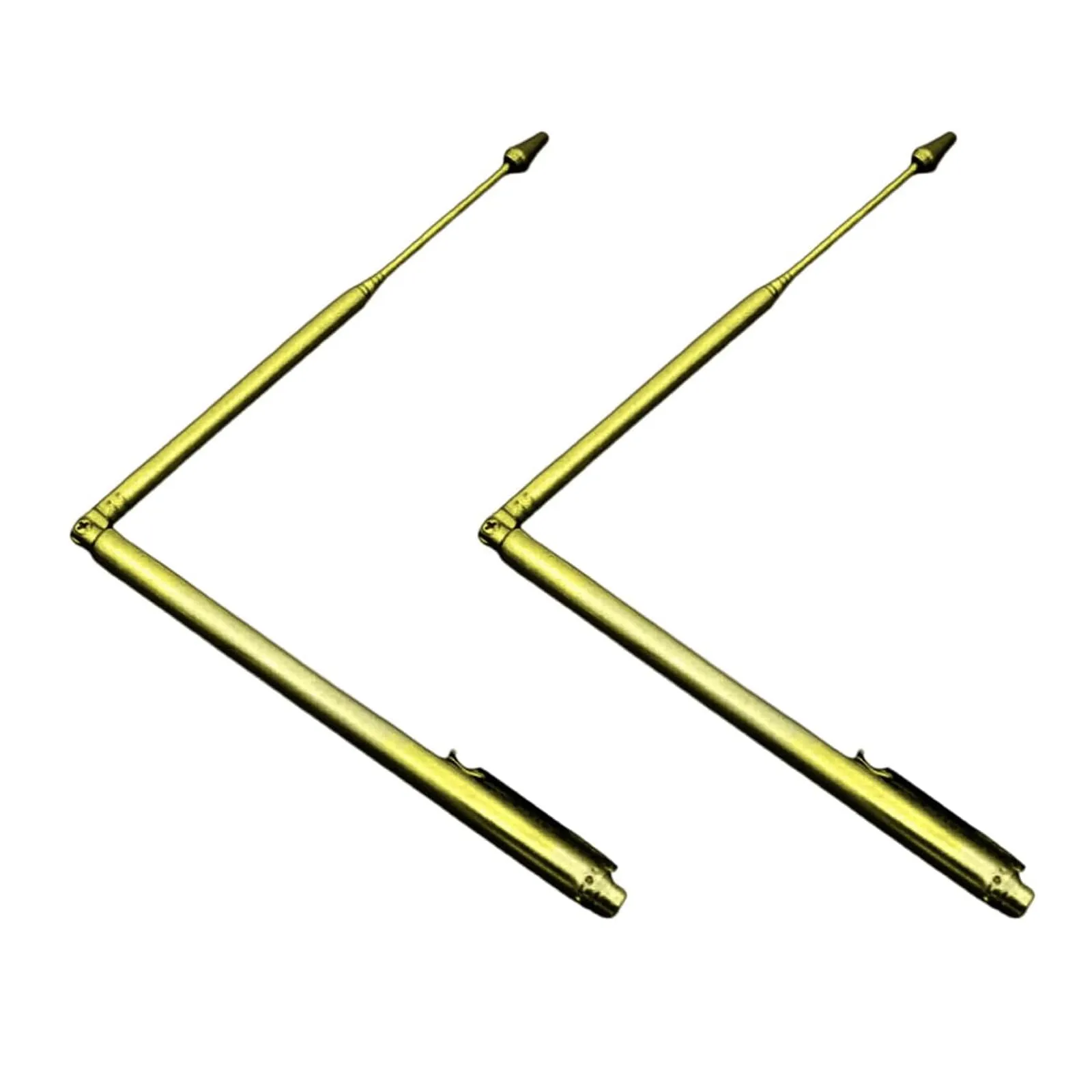 EUYKQNOI 2 Pezzi Bacchette Rabdomante Professionali d'Ottone - Bacchette di Radioestesia per Geobiologia, FengShui, Aste di Radiestesia Professionali, Aste Radiestesia di