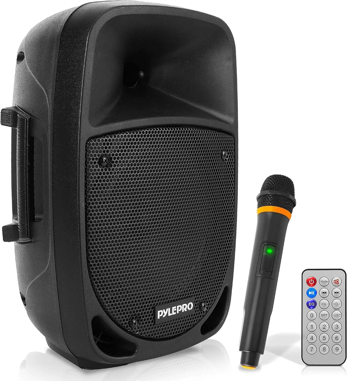 Pyle Cassa Bluetooth 800 Watt, Karaoke, Subwoofer 20 centimetri, Microfono UHF, Luci LED, Batteria Ricaricabile, Altoparlante Bluetooth MP3/USB/SD