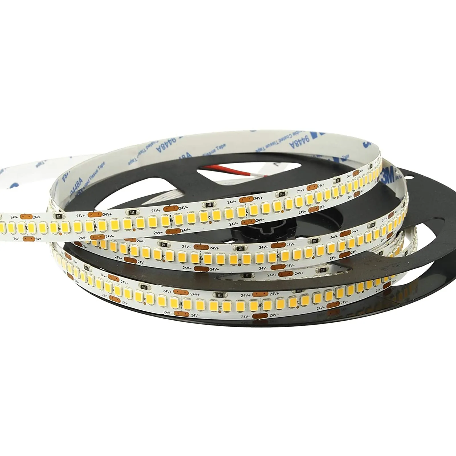 Planetitaly Striscia 1190 LED 2835 strip adesiva 24V DIMMERABILE bobina LED 5 metri 90W alta resa luminosa 9900 lumen bassa consumo 18W/MT (3000K)