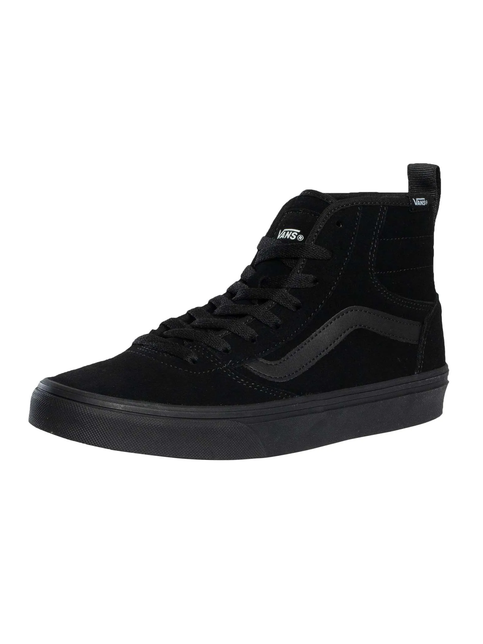Vans Uomo Scarpe da Ginnastica Ashwood Hi Decon in Pelle Scamosciata, Black/Black, 42 EU