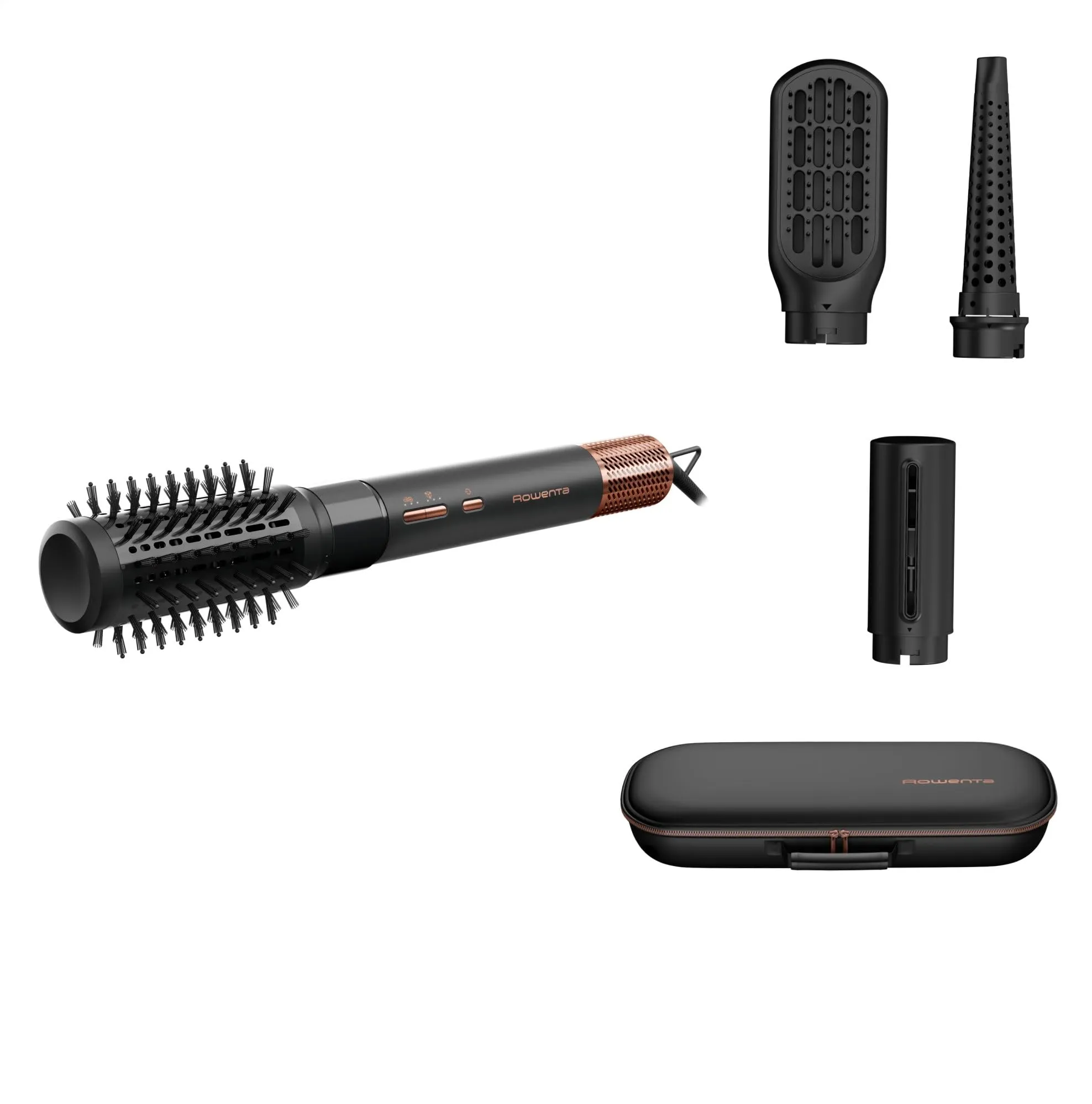 Rowenta Air Shape, Spazzola ad Aria Calda per Asciugatura Rapida e Styling a Tecnologia Ionica, 3 Velocità/Temperature, UB9820