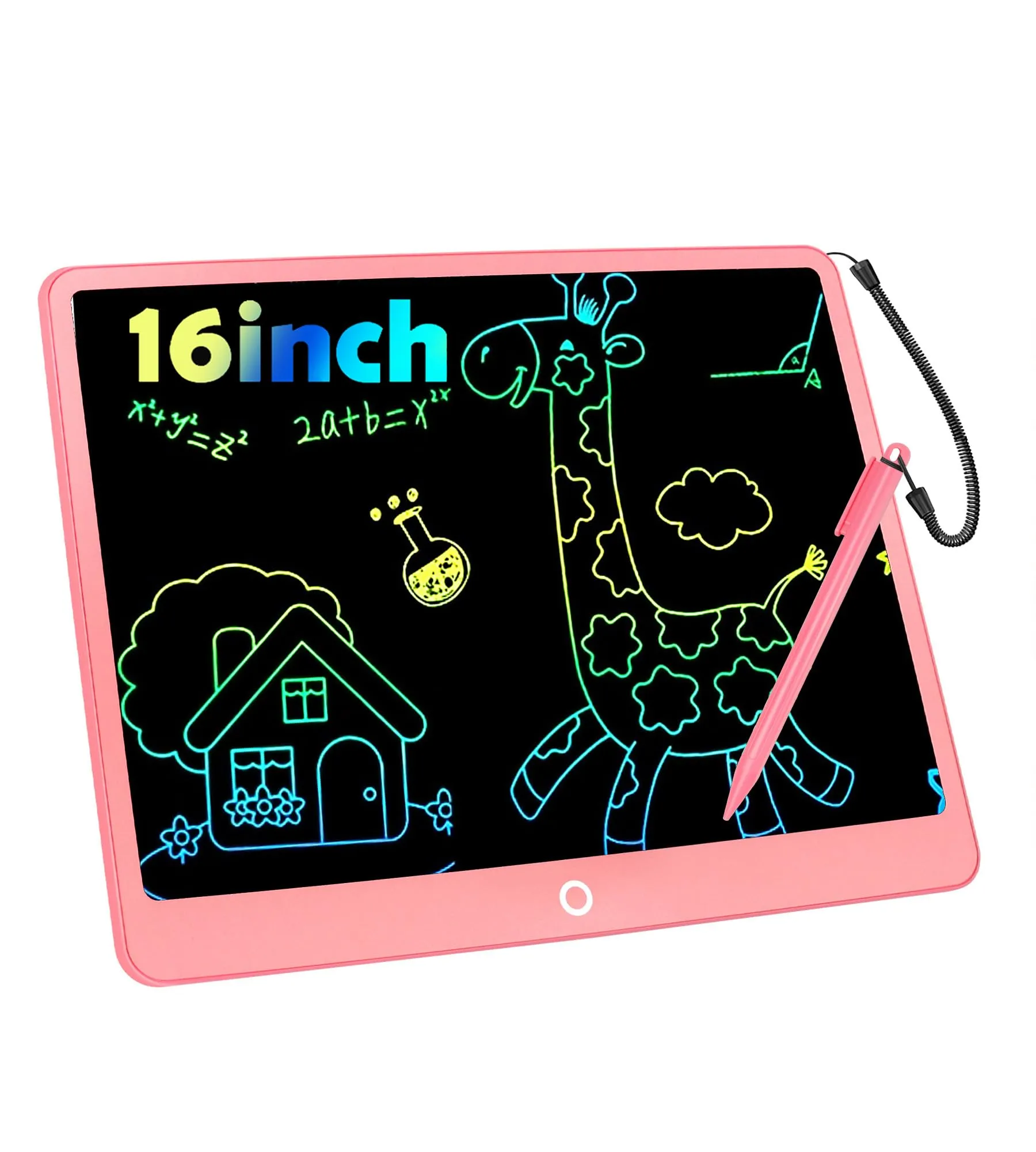Tavoletta Grafica LCD Scrittura 16 Pollici, Tavoletta Grafica Bambini Elettronica Lavagna Digitale da Disegno con Penna Giochi Giocattolo 3-12 Anni Regali di Natale di Compleanno per Ragazzi Ragazze