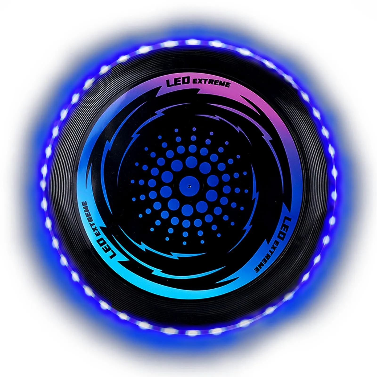 HUIKUANGEU Frisbee a LED Luminoso,Frisbee a Disco Volante Morbido in Tessuto con 49 LED,Frisbee Unisex-Youth,Frisbee da Competizione Funsport,per Adulti Bambini Spiaggia Prato Ricreativo.