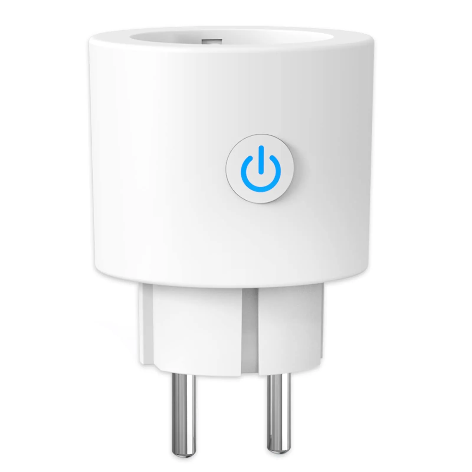 Prese Intelligenti Wifi 16A Smart Plug (Type F) con Monitoraggio Energetico, Protezione Sovraccarico, Timer, Regolazione del Programma e Compatibilità con Alexa & Google Home, 1 Pezzi