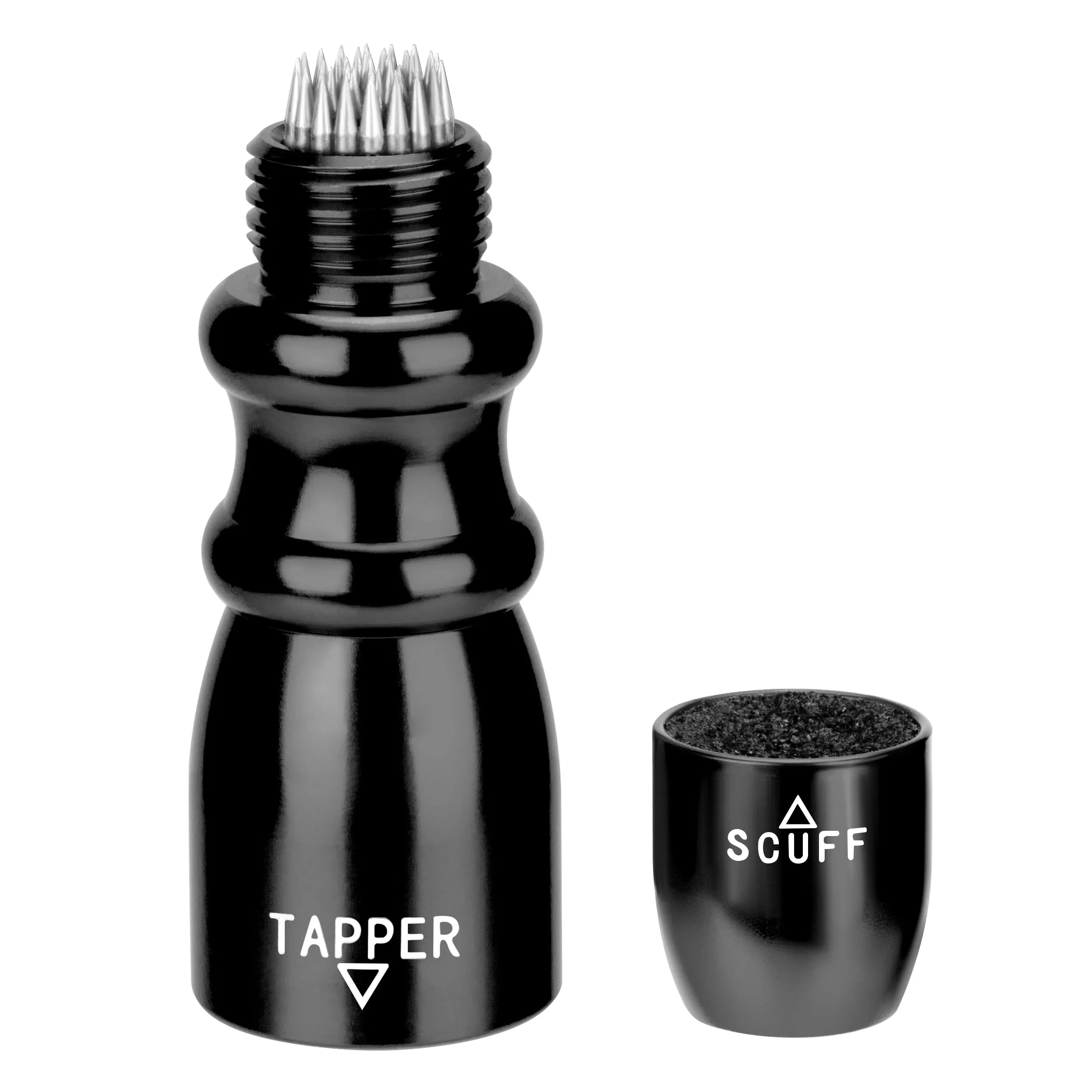 Newellsail 3 in 1 Strumento per Stecca da Biliardo Snooker Punta Shaper/Tapper/Aeratore Accessori di Stecche da Biliardo per Una Riparazione Rapida e Efficace (Nero)