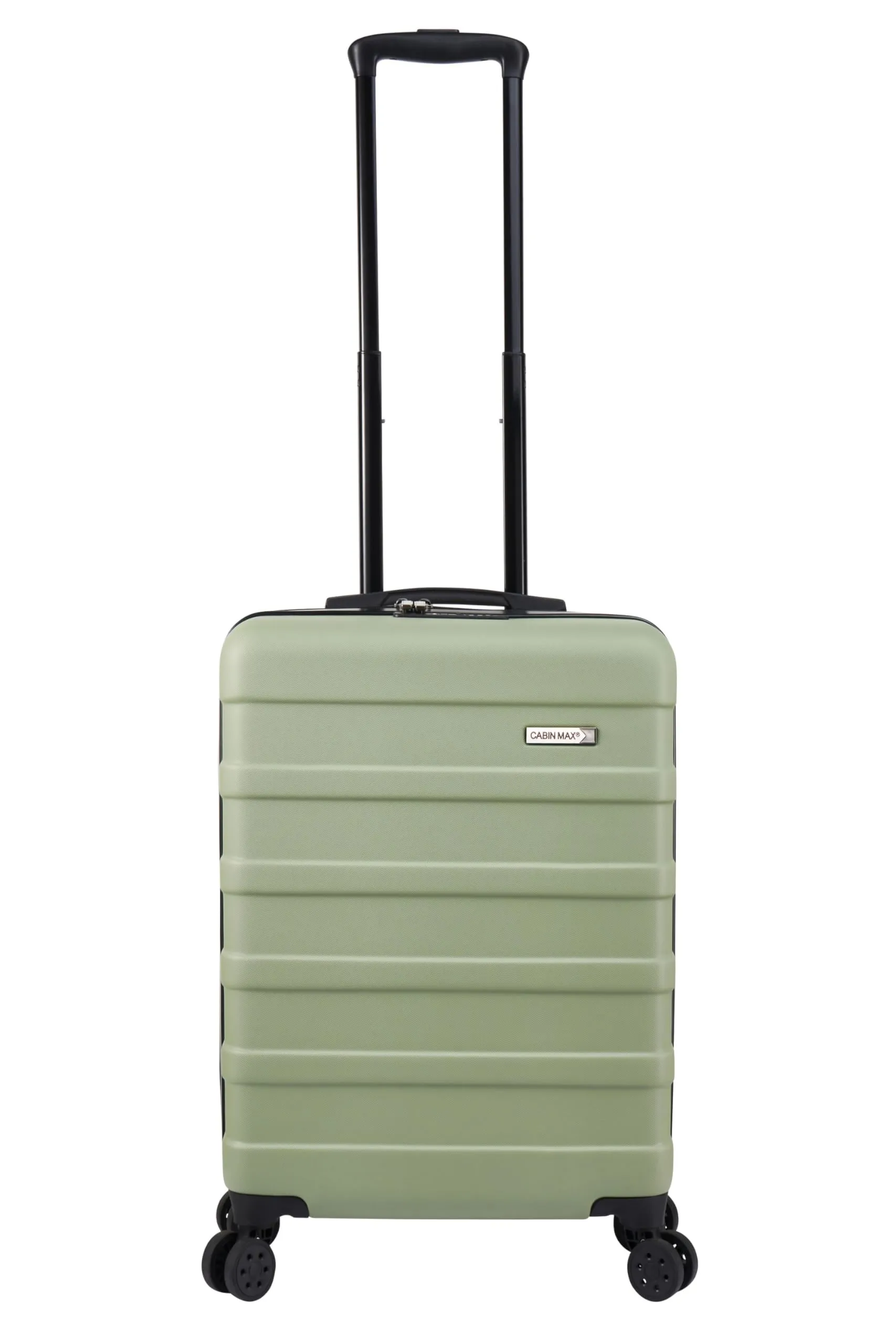 Cabin Max Anode 55x35x25 Valigia Viaggio Aereo Bagaglio a Mano, Leggero Trolley a guscio rigido, Serratura integrata - ITA, Air France, KLM -44L Bode Verde