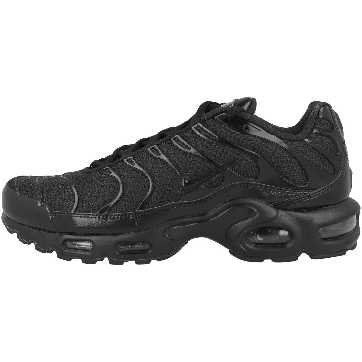 Nike Air Max Plus, Scarpe da Ginnastica Uomo, Nero (Black Black Black 604133 050), 45 EU