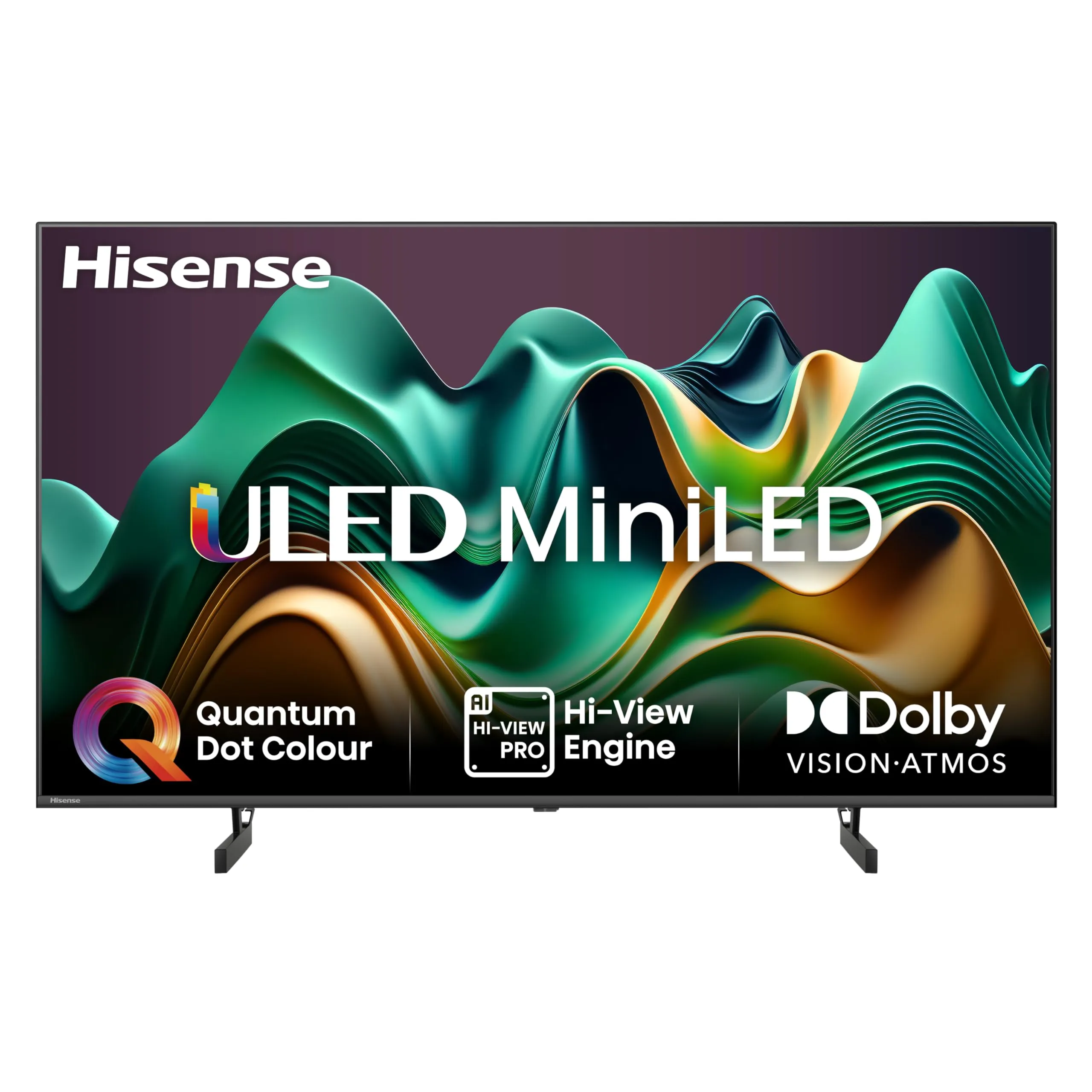 Hisense TV 65" Mini-LED 4K 65U62NQ, Smart TV VIDAA U7, Dolby Vision IQ, HDR 10+ Adaptive, Game Mode Plus, Alexa Built-in, VIDAA Voice, Tuner DVB-T2/S2 HEVC 10, lativù 4K