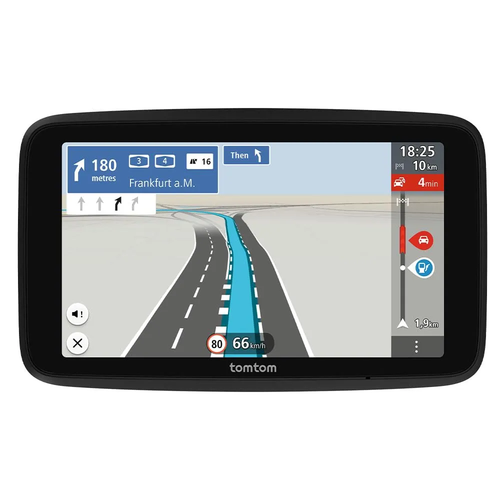 TomTom Navigatore per Auto GO Classic 2a gen. (6", Informazioni sul traffico e Avvisi autovelox, Aggiornamenti Mappe Europa, Aggiornamenti tramite Wi-Fi, Indicatore di corsia in movimento)