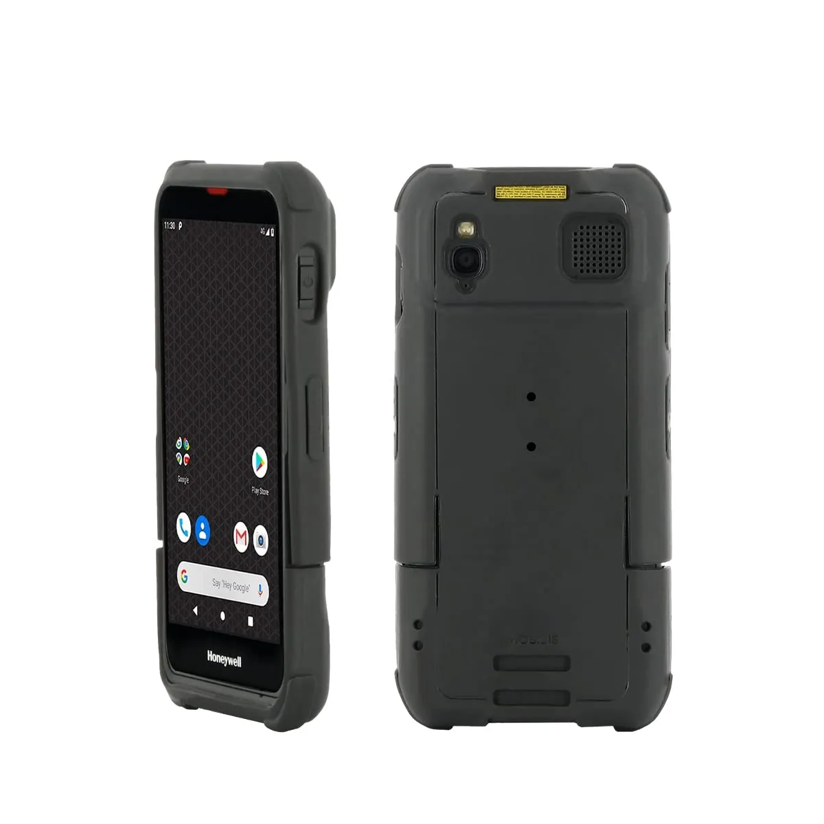 MOBILIS Guscio protettivo compatibile con Honeywell Scanpal EDA52 - EDA56 - EDA57, Custodia Robusta per Computer Palmare, compatibile con la Stazione di Ricarica, Nero