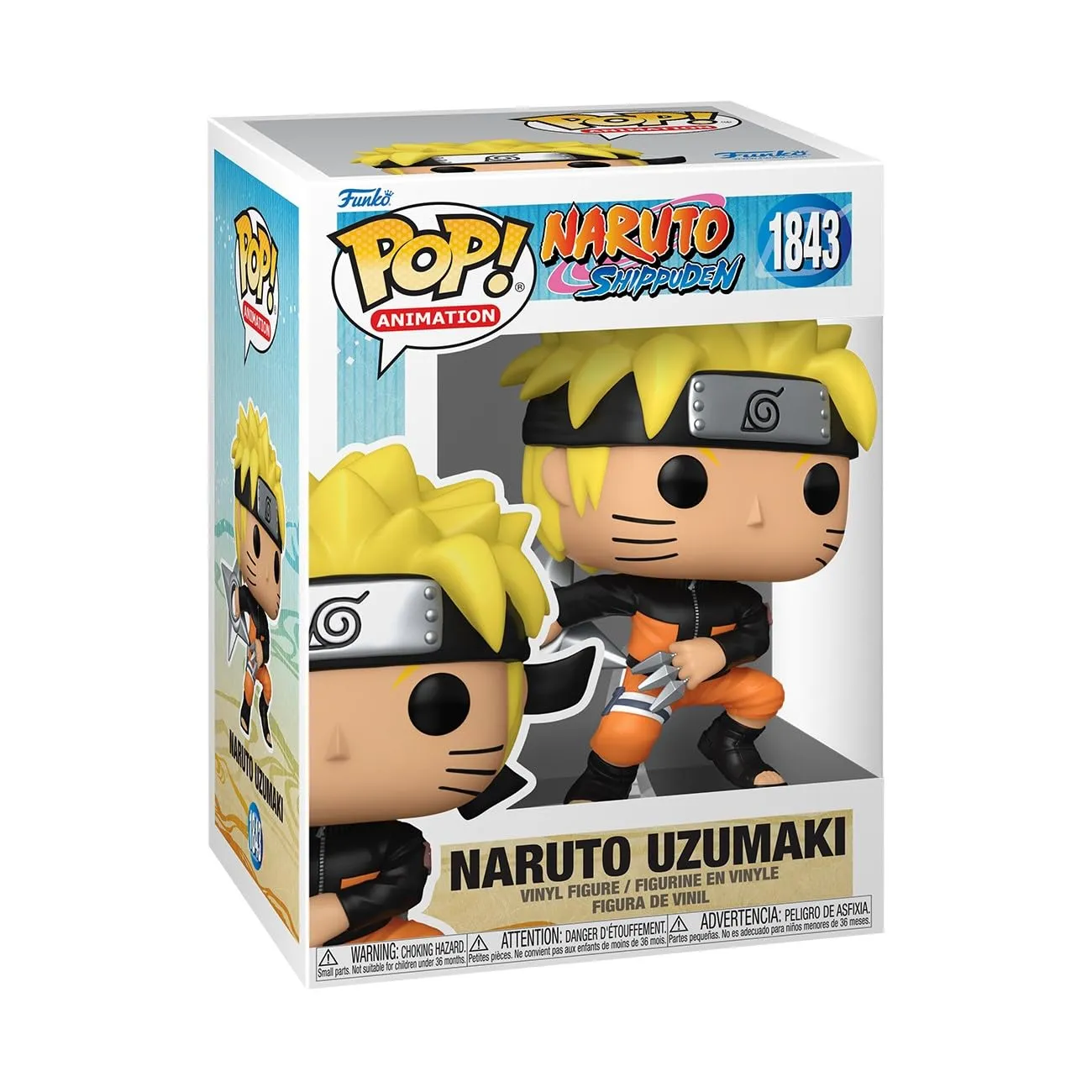 Funko Pop! Animation: Naruto S - Naruto - (Shrkn) - Probabilità di 1/6 per la Variante Chase - Metallico - Naruto Shippuden - Figura in Vinile da Collezione - Idea Regalo - Merchandising Ufficiale