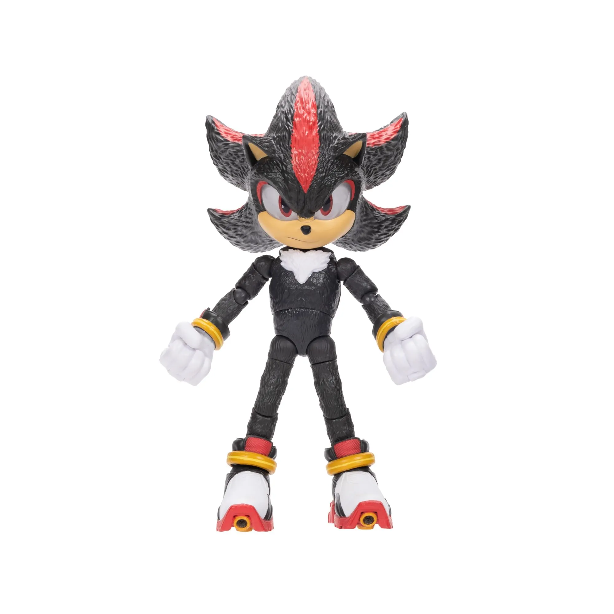 Sonic 3 Movie Shadow Collector Toy Figure by Jakks Pacific, altezza 13 cm, altamente articolata, per ragazzi/ragazze, con licenza ufficiale, 3 film, consigliato per bambini dai 3