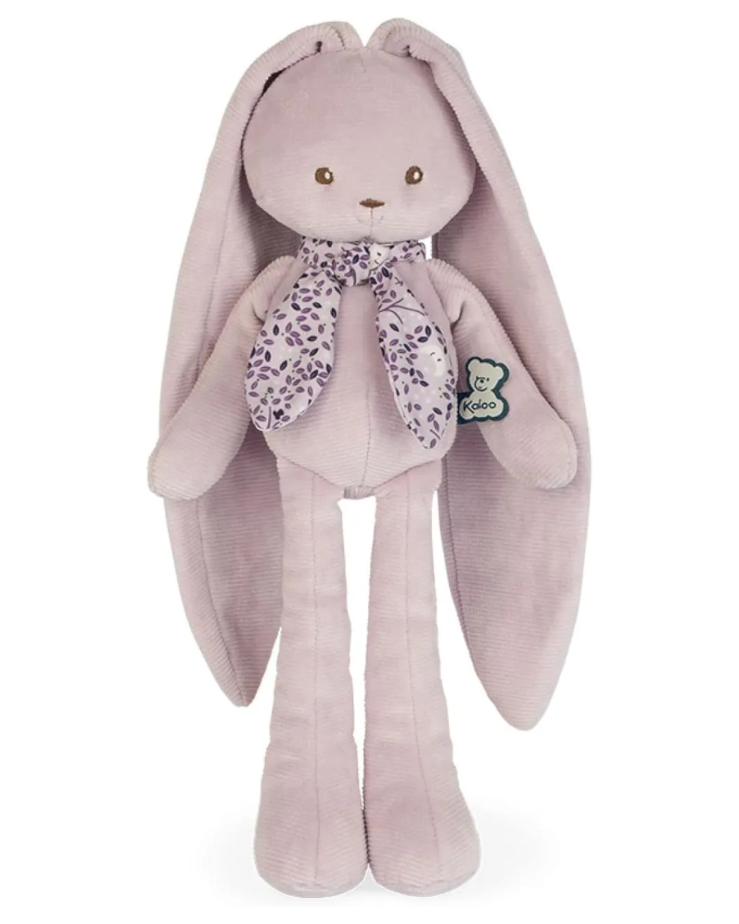 KALOO - Lapinoo - Doudou Coniglio - Peluche in Velluto a Coste per Neonato - 35 cm - Colore Rosa - Materiale Ultra Morbido - Confezione Regalo - dalla Nascita, K972200