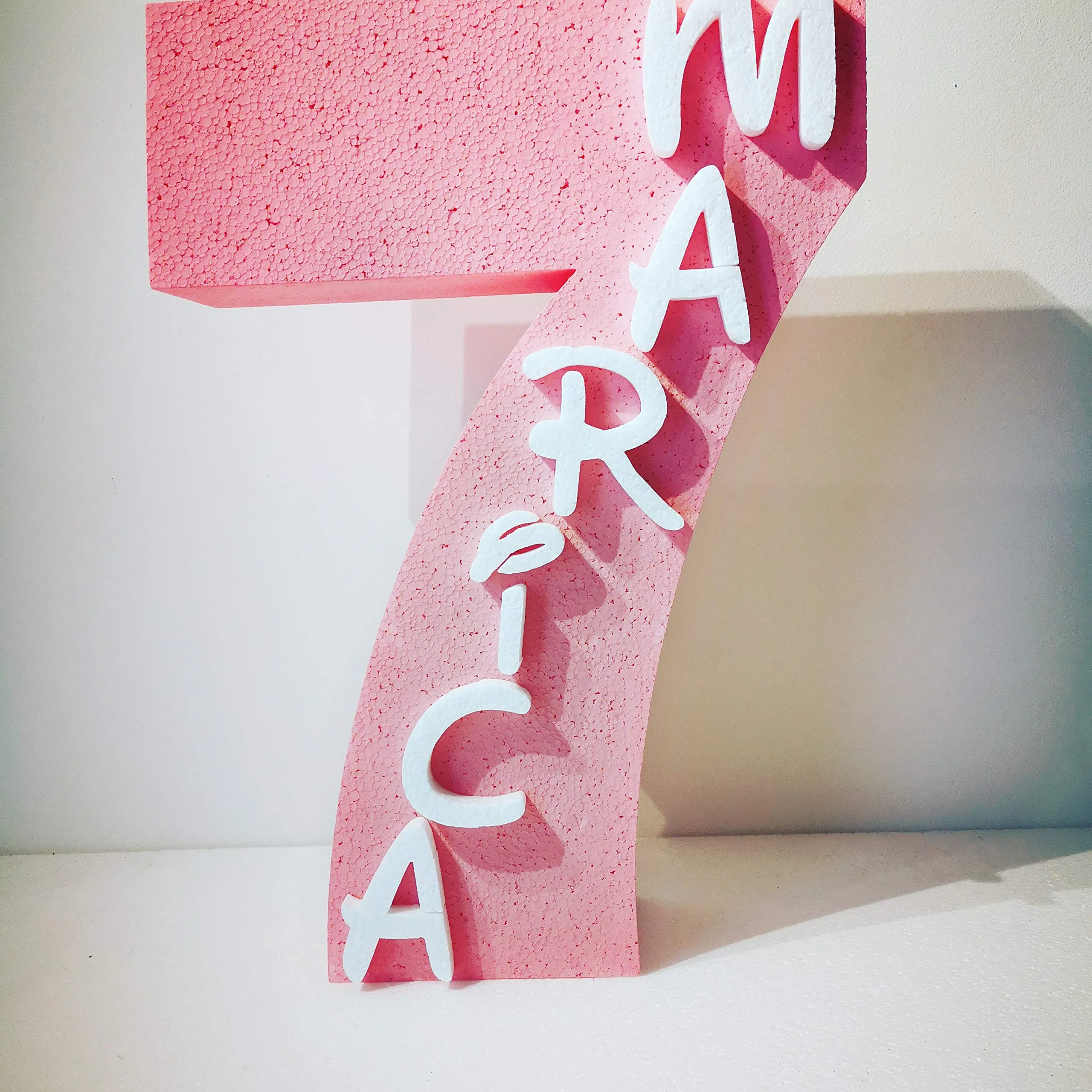 Numeri in polistirolo altezza cm. 50 profondità 10 cm