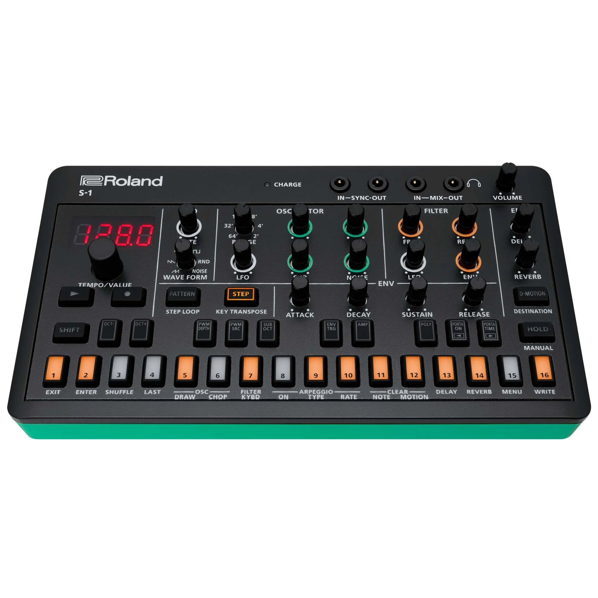 Roland AIRA Compact S-1 Tweak Synth | Micro Polysynth Ultra-Portatile con Funzioni Avanzate | D-Motion Sound Control | Batteria Wireless da 4,5 Ore | Leggero e Robusto