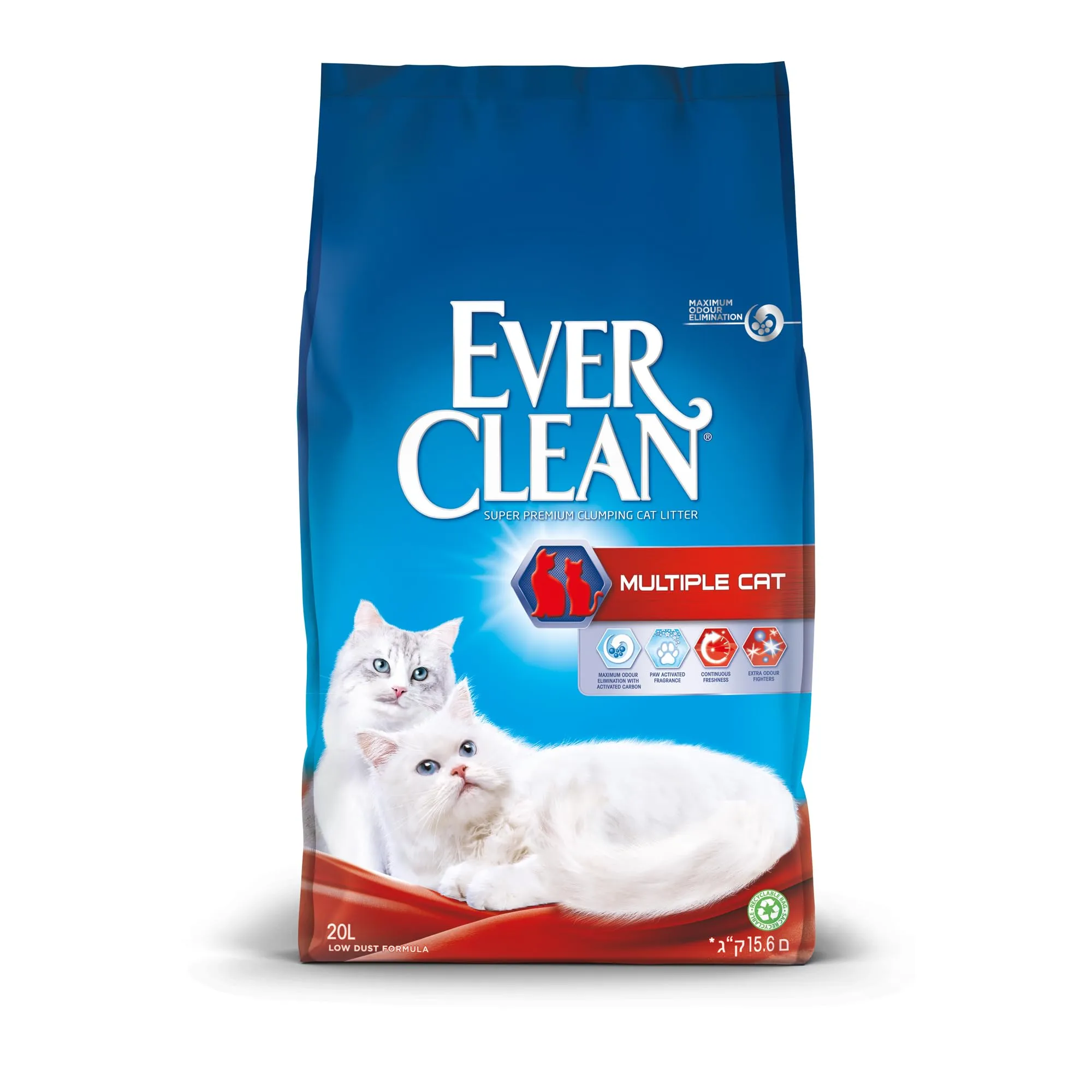 Ever Clean lettiera per gatti profumata Multiple Cat 20 litri