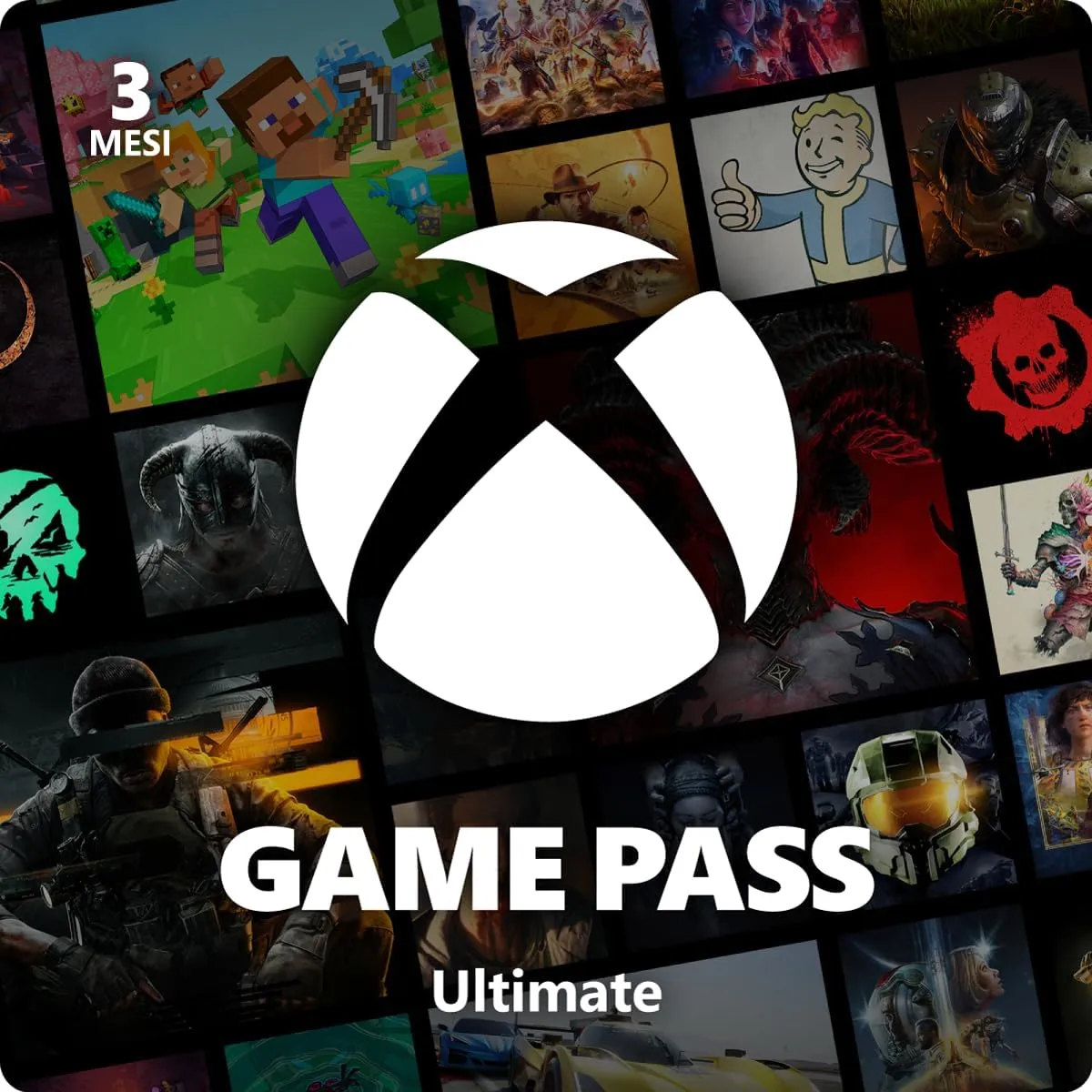 Xbox Game Pass Ultimate – 3 Mesi Abbonamento – Xbox / Windows PC / Cloud - Download Code