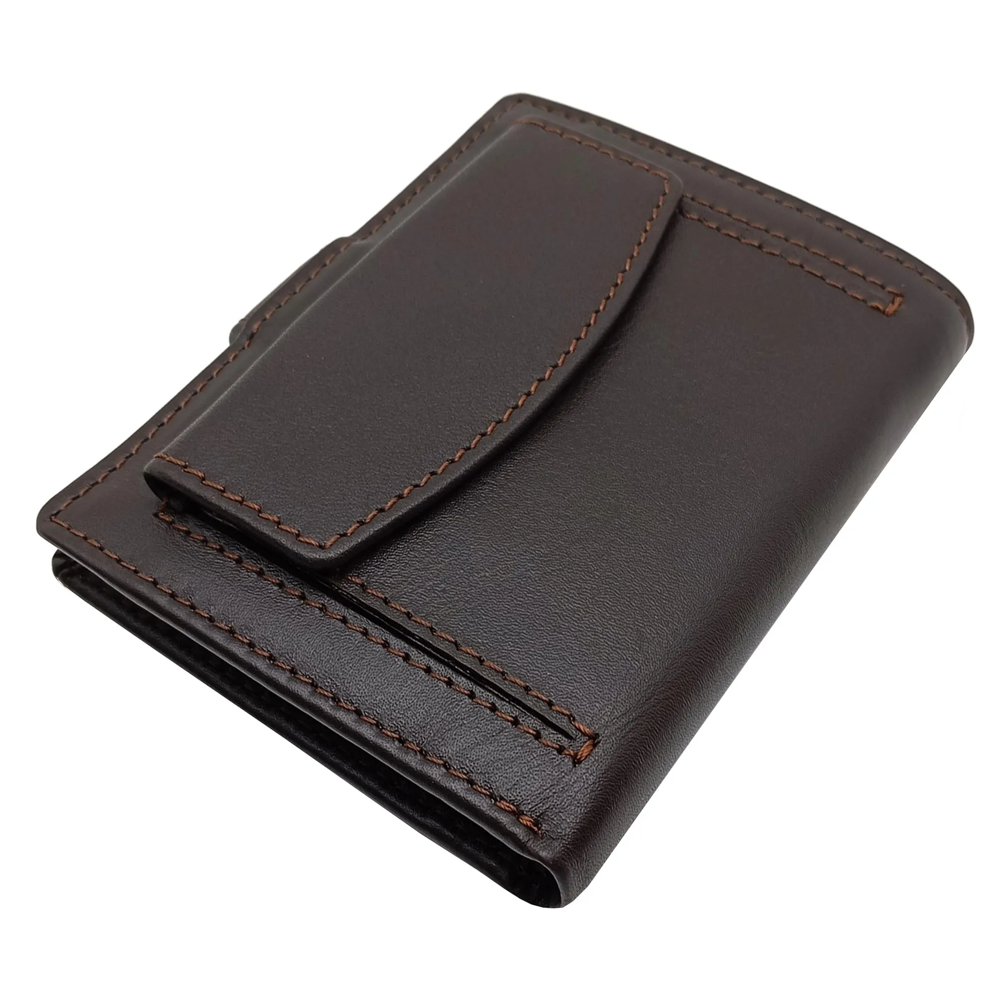 Mini Portafoglio Da Uomo CON Portamonete, 10,5 cm