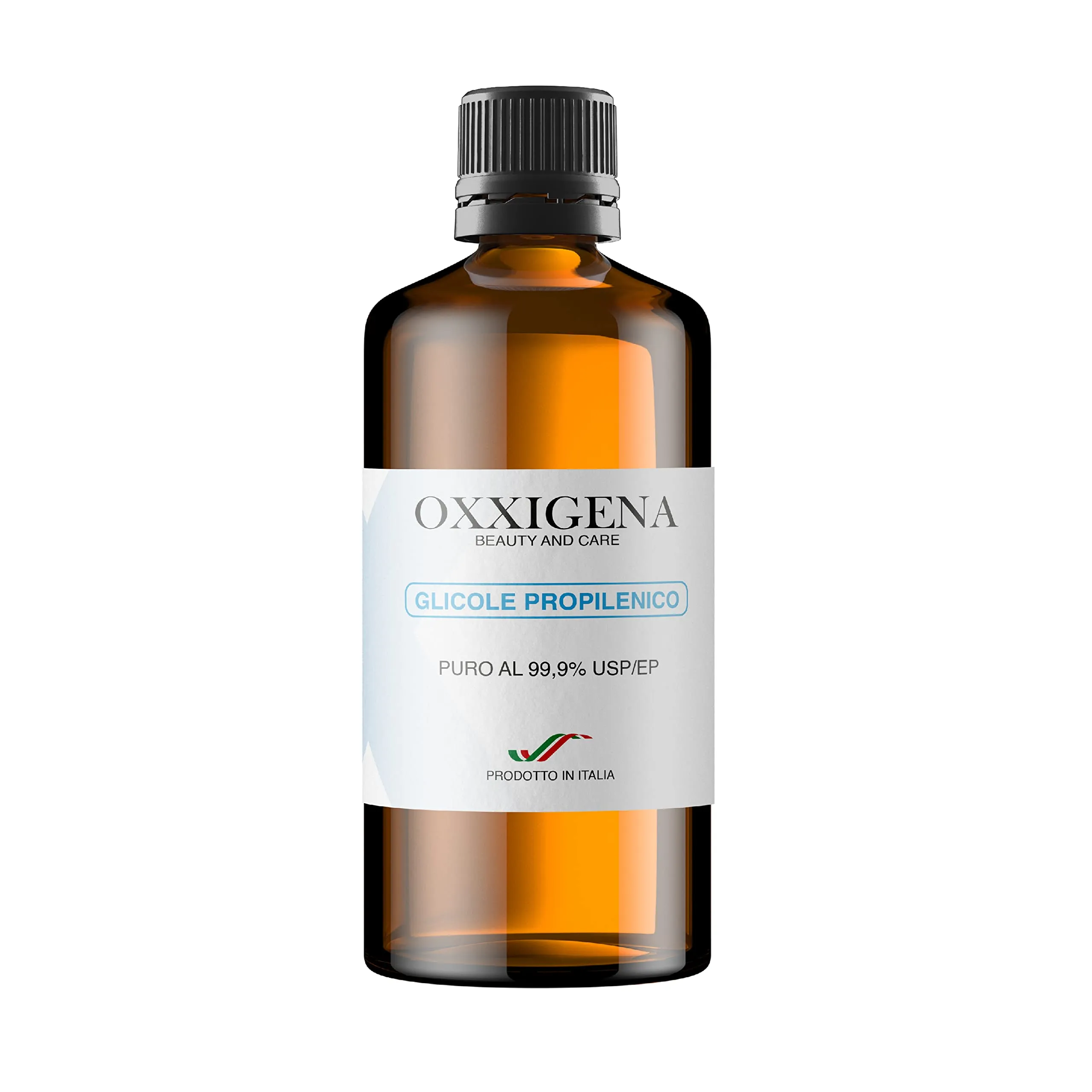 Oxxigena - Glicole Propilenico Liquido Puro al 99,9% da 250 ml, Base Neutra Full PG, Ideale per Idratare la Pelle e Creare Liquidi, Insapore e Inodore, Purezza Farmaceutica Certificata USP/EP