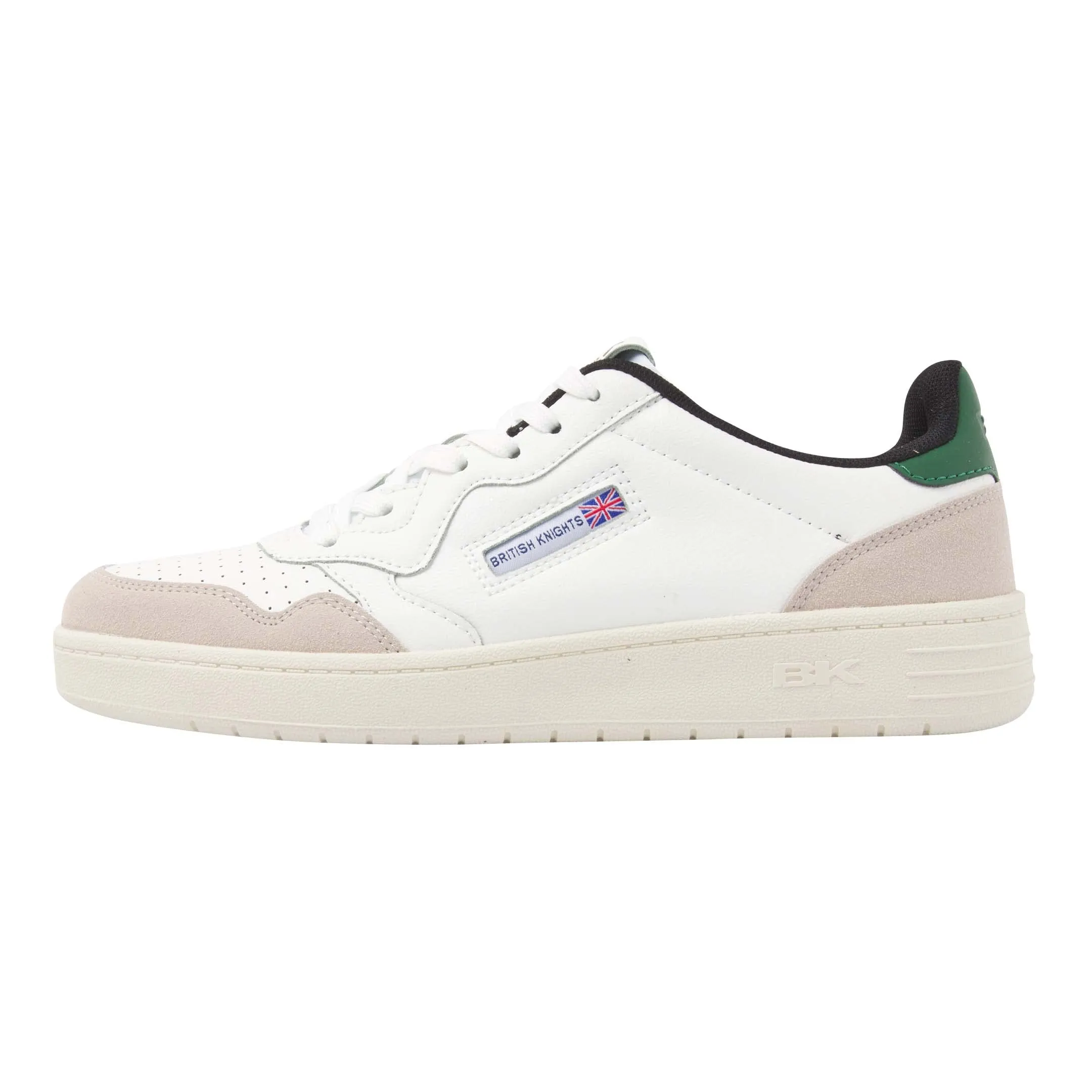 British Knights Noors, Scarpe da Ginnastica Uomo, Bianco Verde Nero, 43 EU