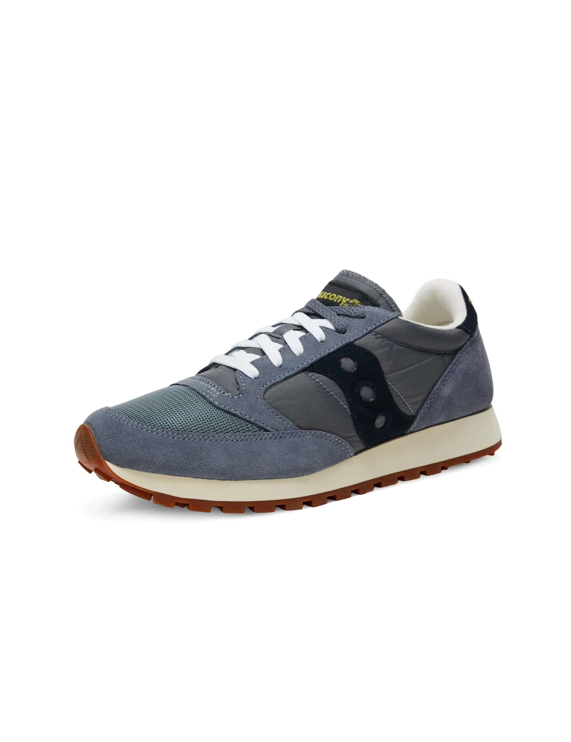 Saucony Jazz Original Vintage, Sneaker Uomo, Grigio Nero, 38 EU