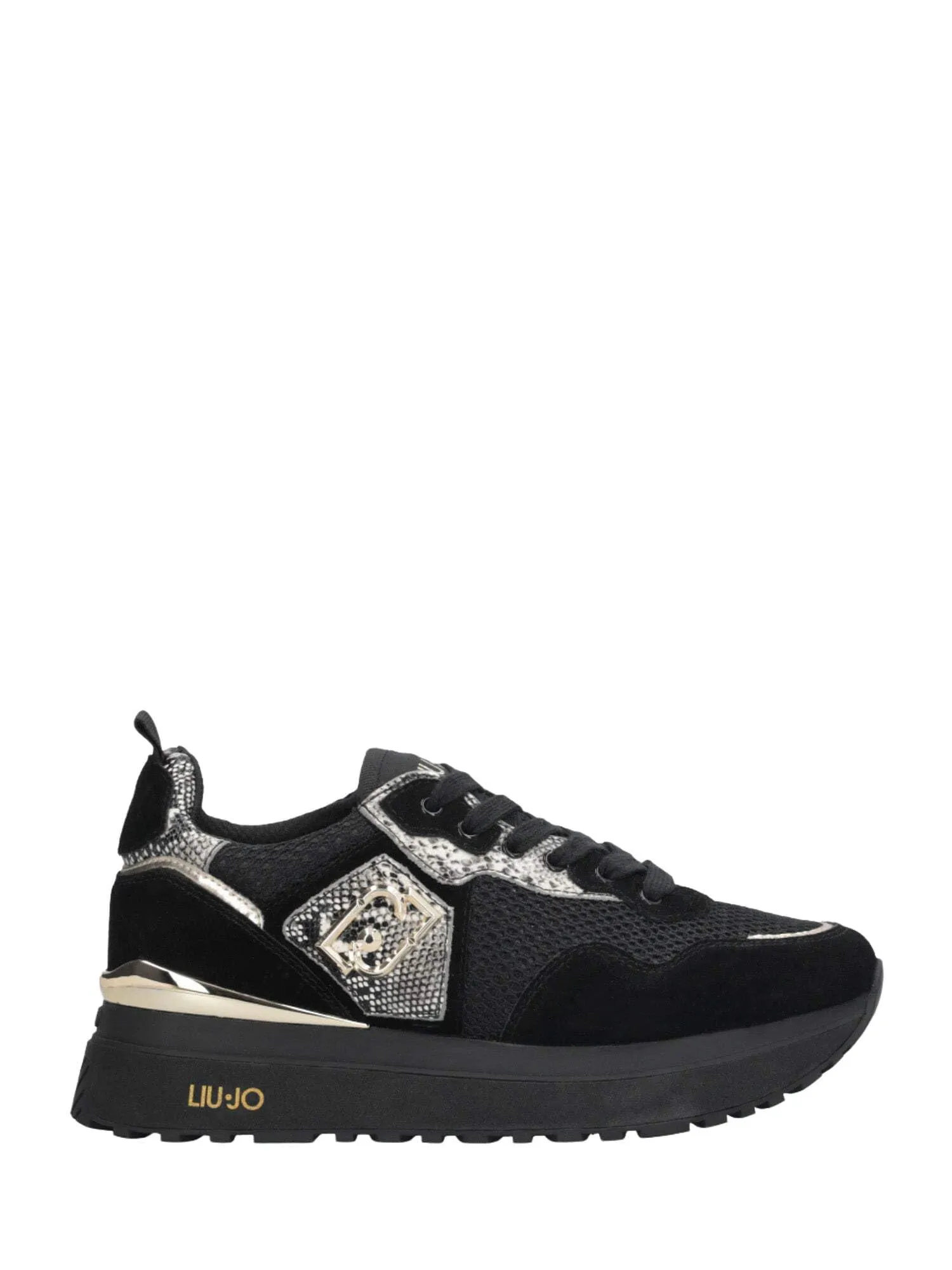 LIU JO Sneaker Donna Maxi Wonder 01 Black D26LJ31 BF5009 PX684 Taglia Scarpa: 38