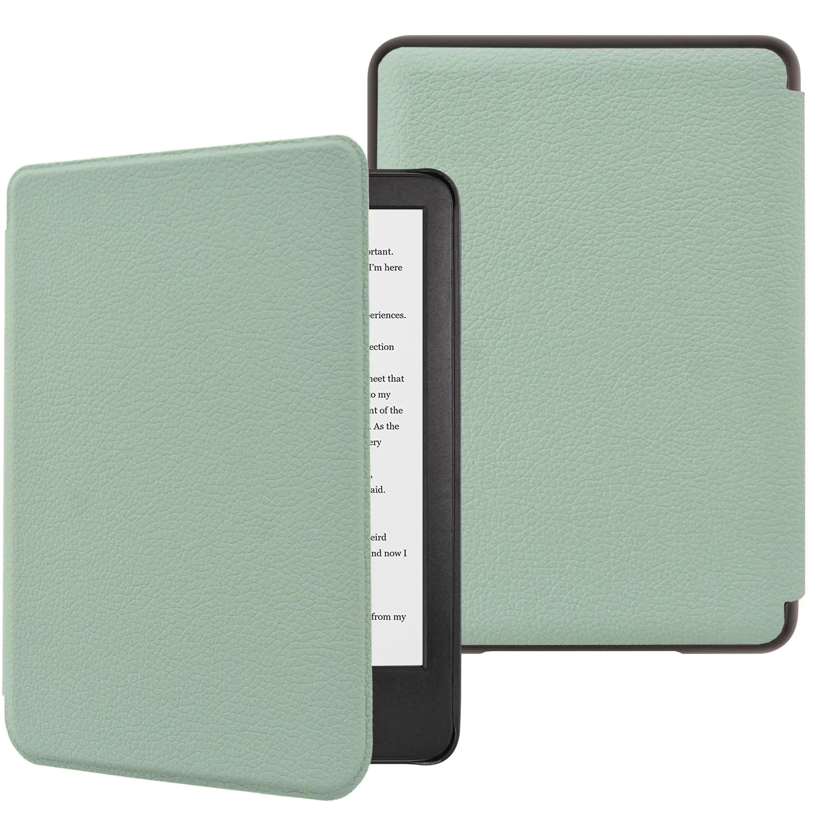 DMLuna Custodia per 6 Pollici Nuovo Kindle 11a Generazione 2024/2022, ultra sottile e leggera, custodia in pelle PU resistente e durevole, con funzione di spegnimento automatico