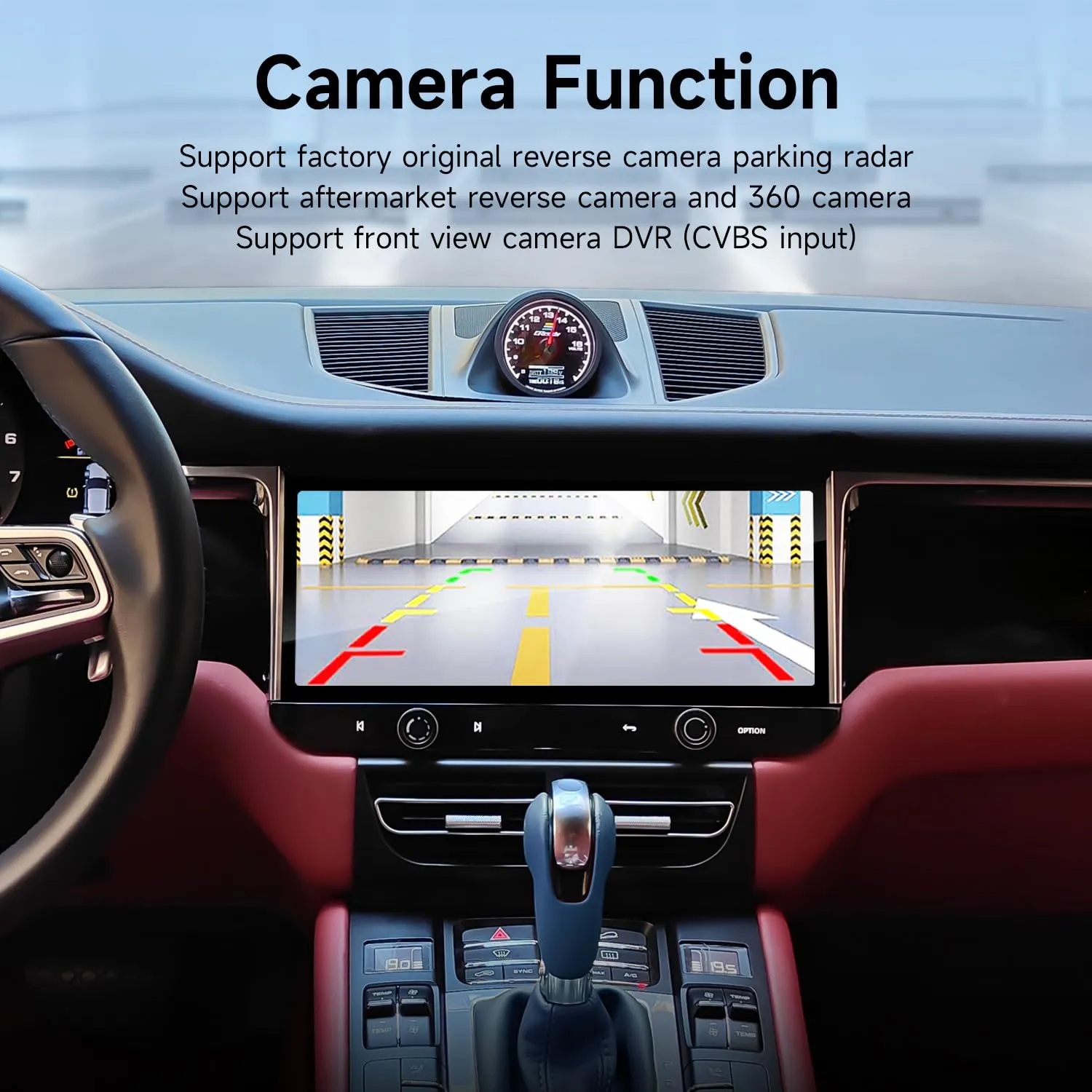 CTB-PR529LP Schermo CarPlay Android Auto per Porsche Macan 2011-2018 | Schermo Touch 12.3" | 8GB RAM + 128GB ROM | GPS, WiFi, Bluetooth, PCM 3.1/4.0 (PCM 3.1)