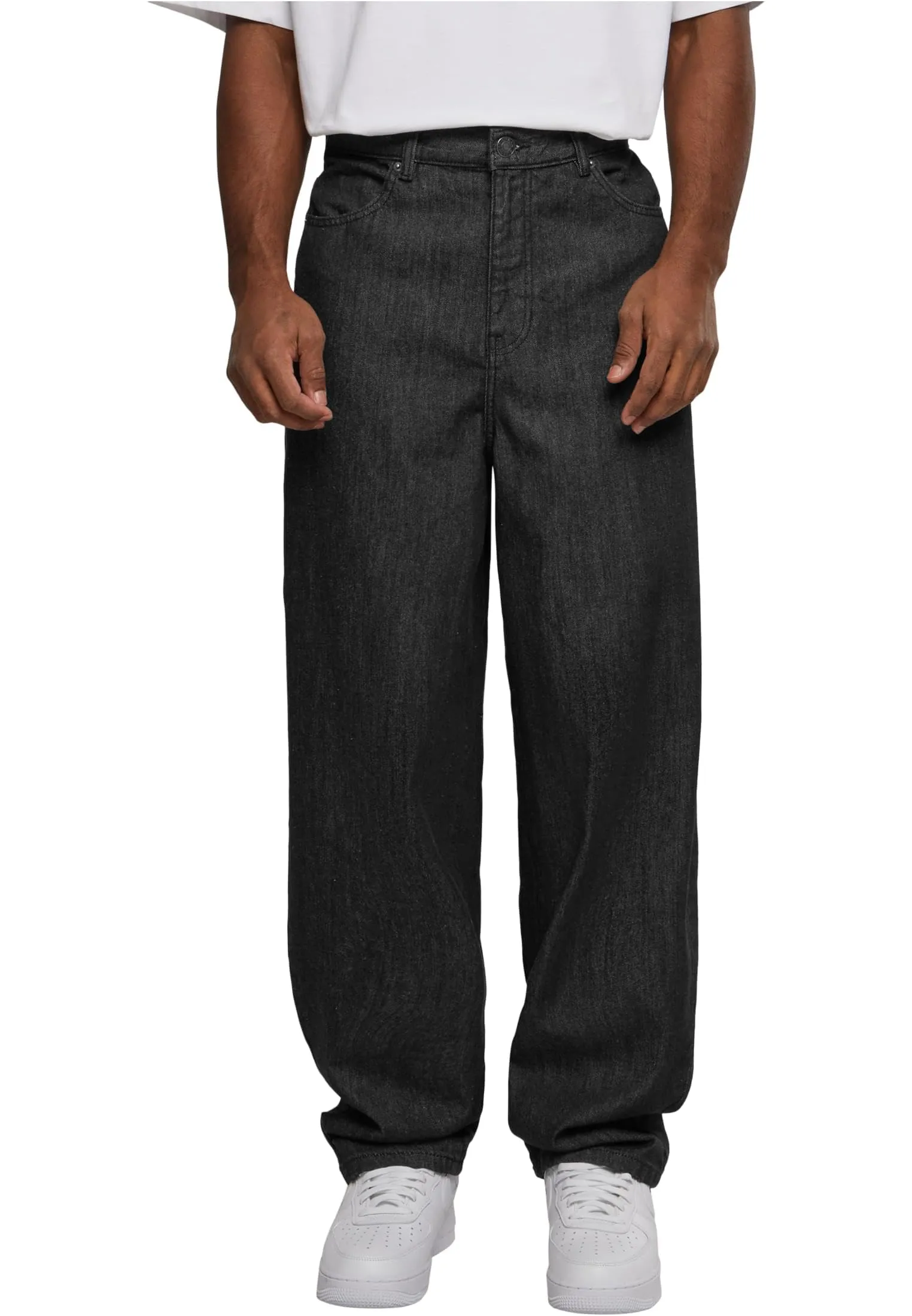 Urban Classics Jeans 90's, Black Acid Washed, 32 Uomo