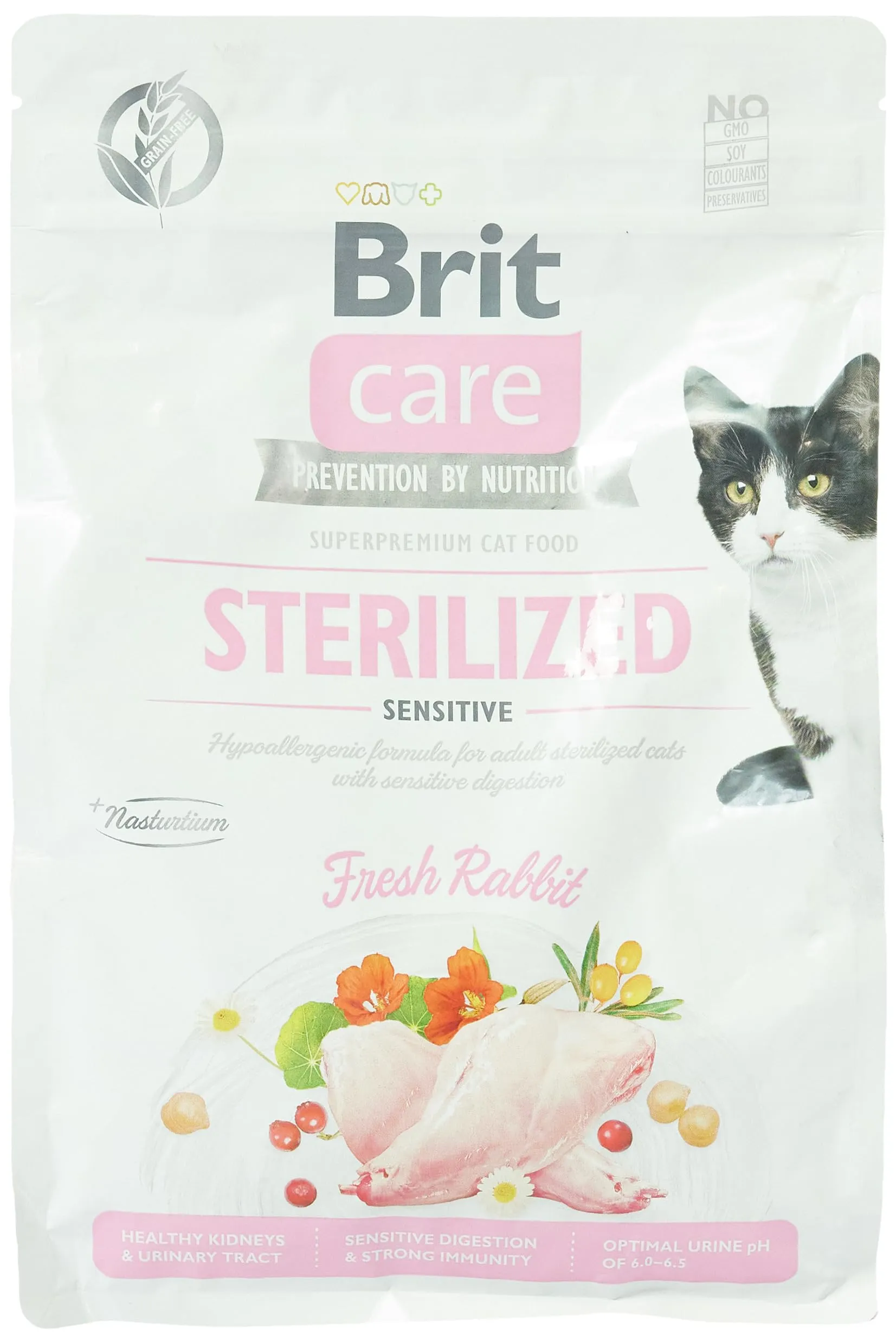 BRIT Cura Grain Free Sterilized Sensitive con Coniglio 2 KG