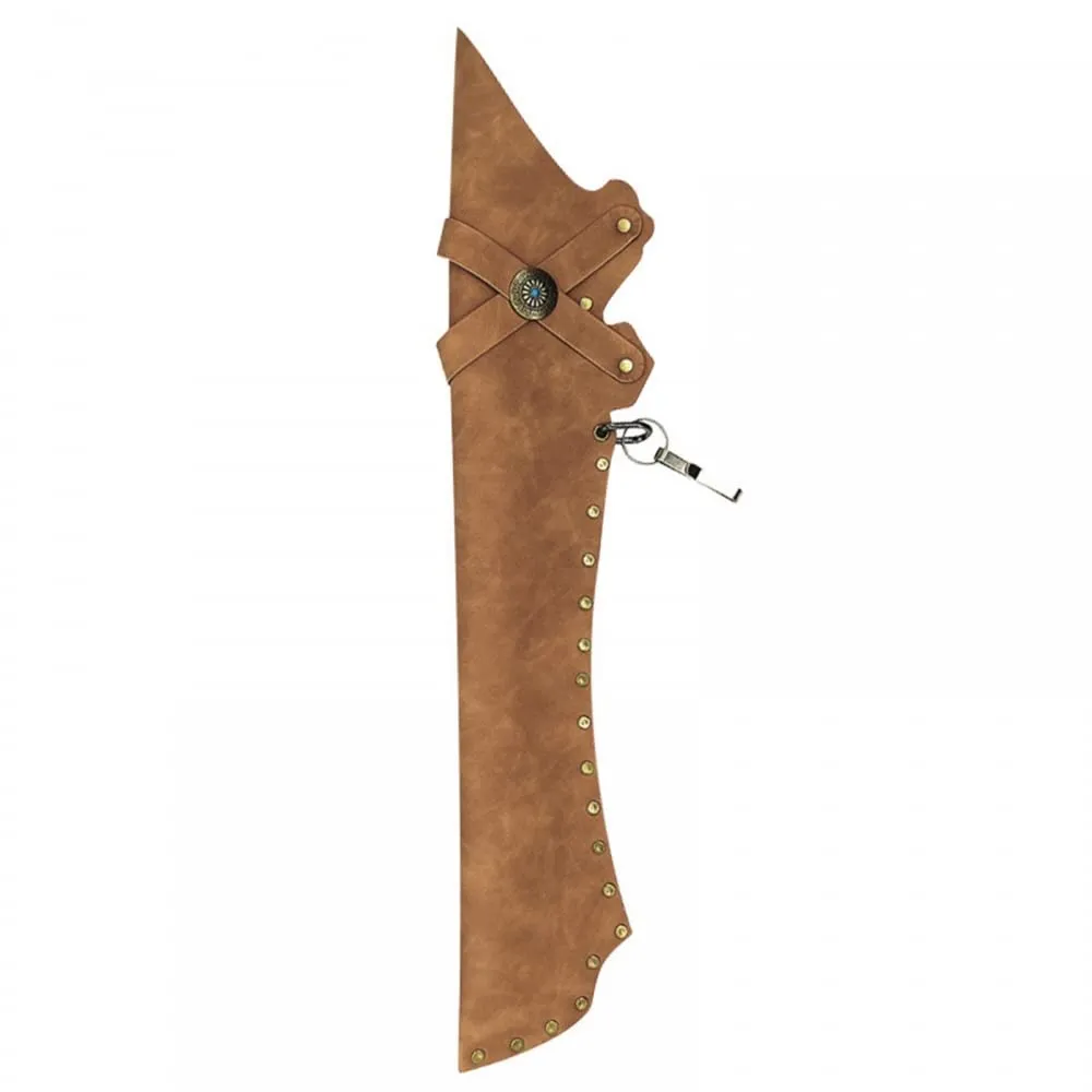 DONGKER Faretra per Frecce,Borsa Freccia Faretra per Tiro con L'Arco in Pelle PU Porta Faretra Tiro con Clip da Cintura per Caccia