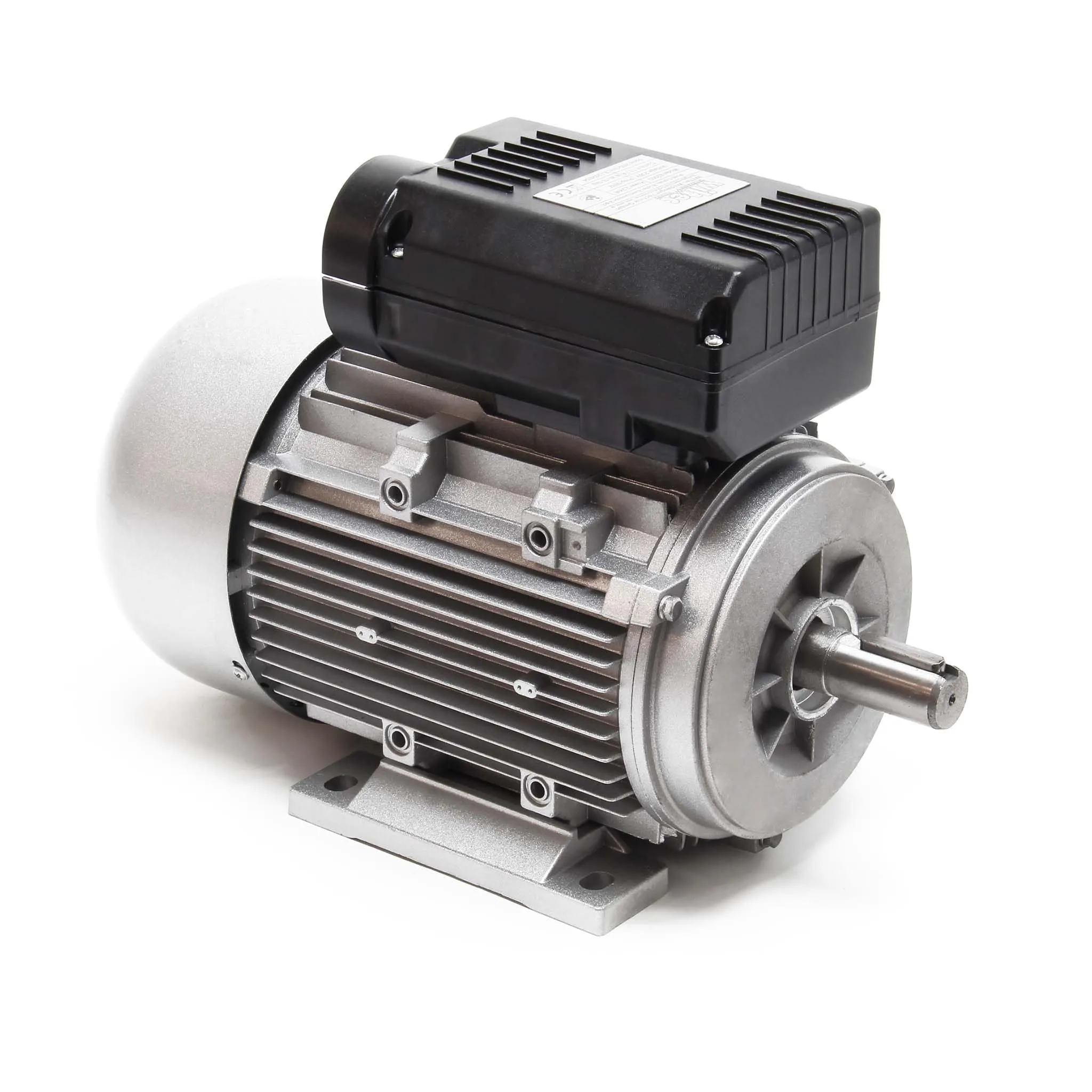 Motore elettrico monofase 2-poli 230V 1,5 kW (2CV) con condensatore di avviamento 2850 giri/min e avvolgimento in alluminio