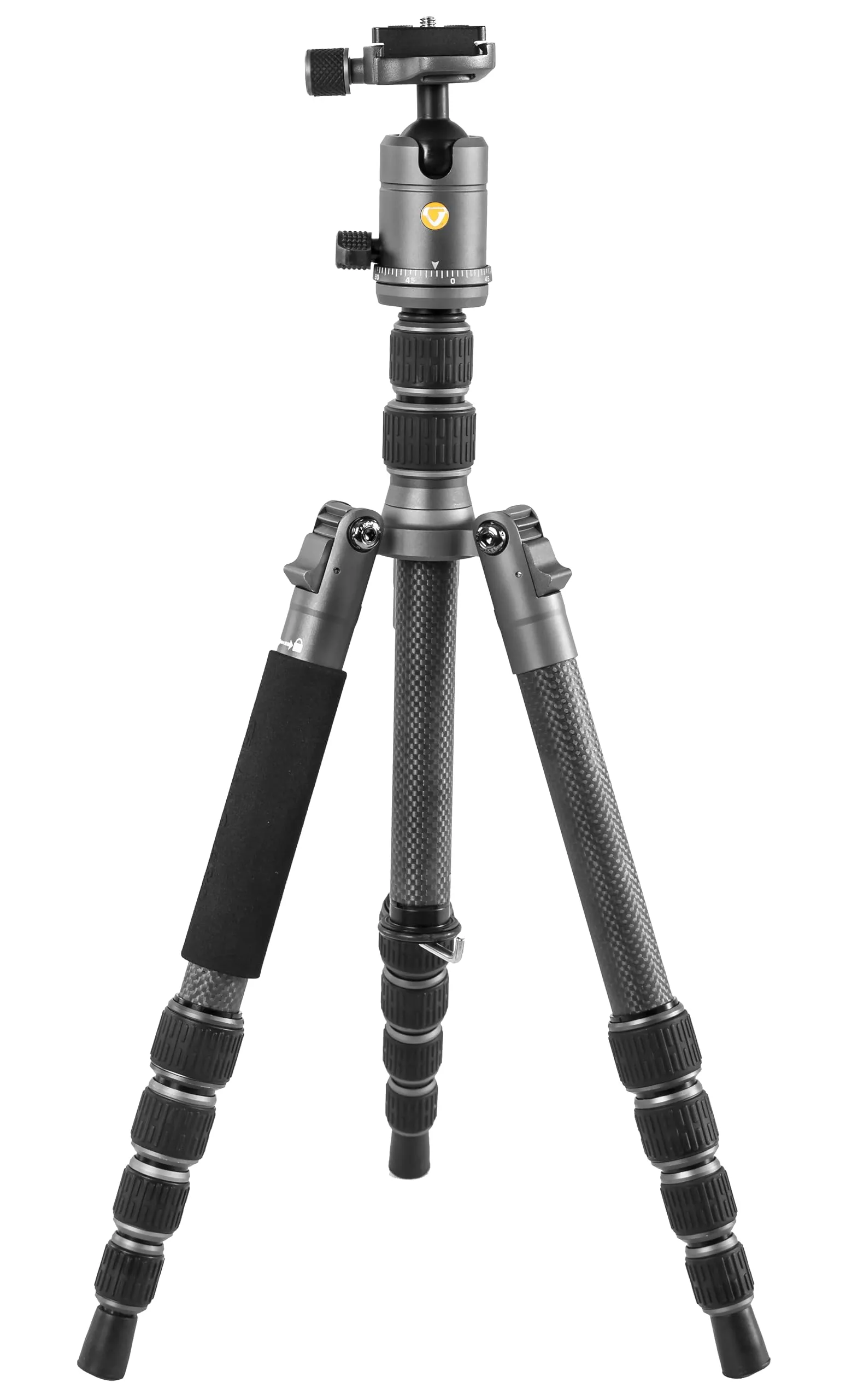 Vanguard Veo 3GO 235CB - Treppiede da viaggio compatto in carbonio con testa a sfera