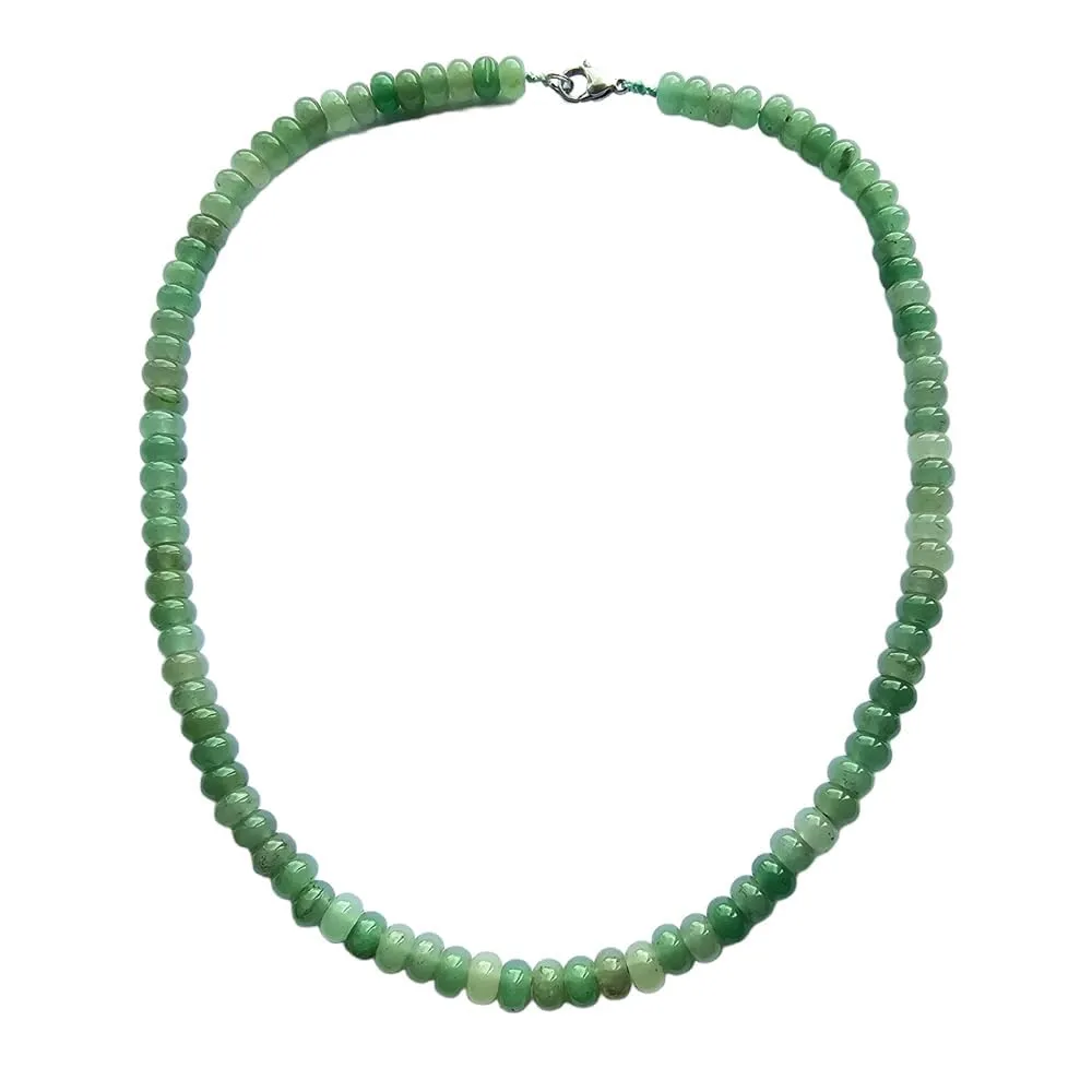 Catena per collana di perline da uomo fatta a mano | Collana di gioielli in cristallo curativo con pietre preziose naturali da 8 mm | Regalo ideale per lui