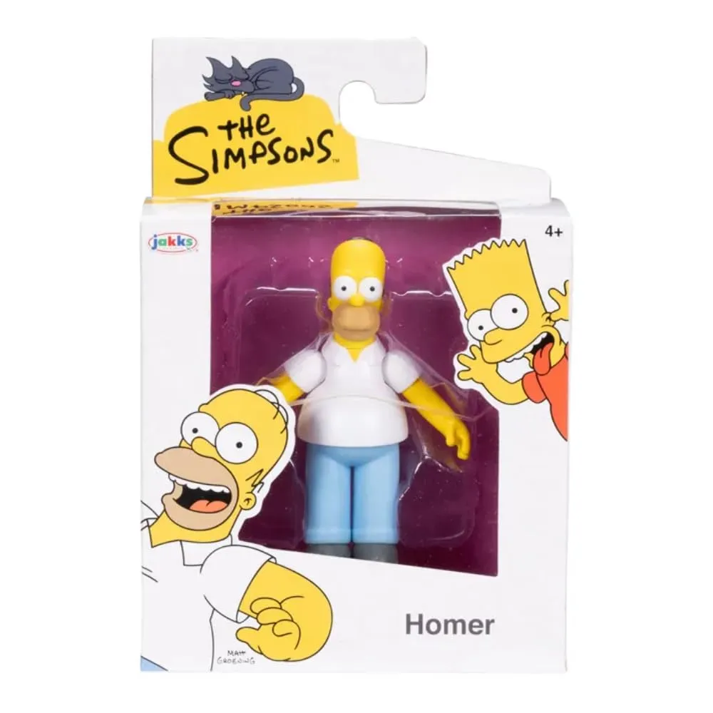 JAKKS Pacific The Simpsons Wave 1 Homer 6,3 cm mini figura