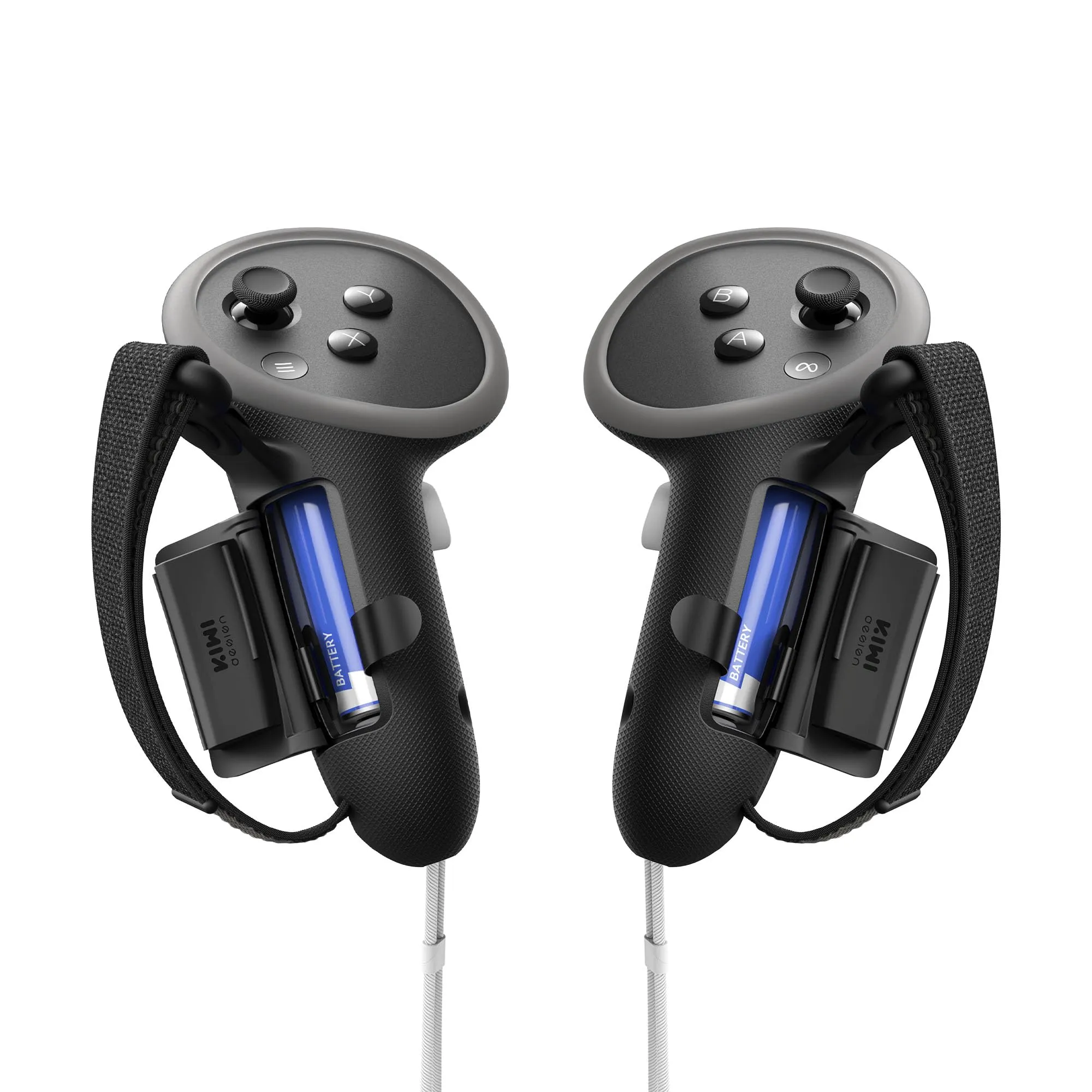 KIWI design G4 Pro Impugnature per Controller Compatibili con Meta Quest 3/3S, Accreditate da Meta