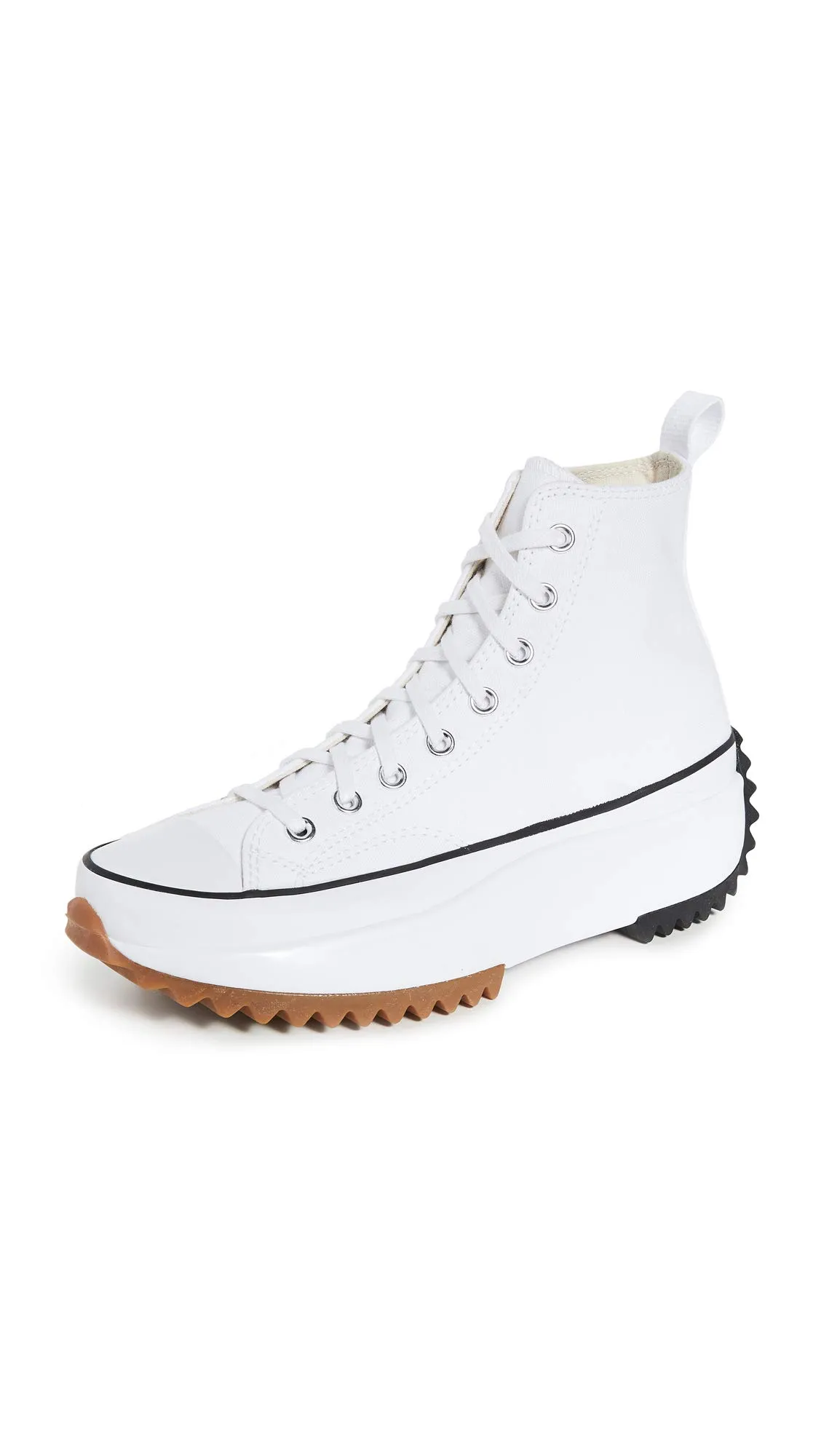 CONVERSE Run Star Hike Canvas Platform, Sneaker Uomo, Bianco, 39 EU