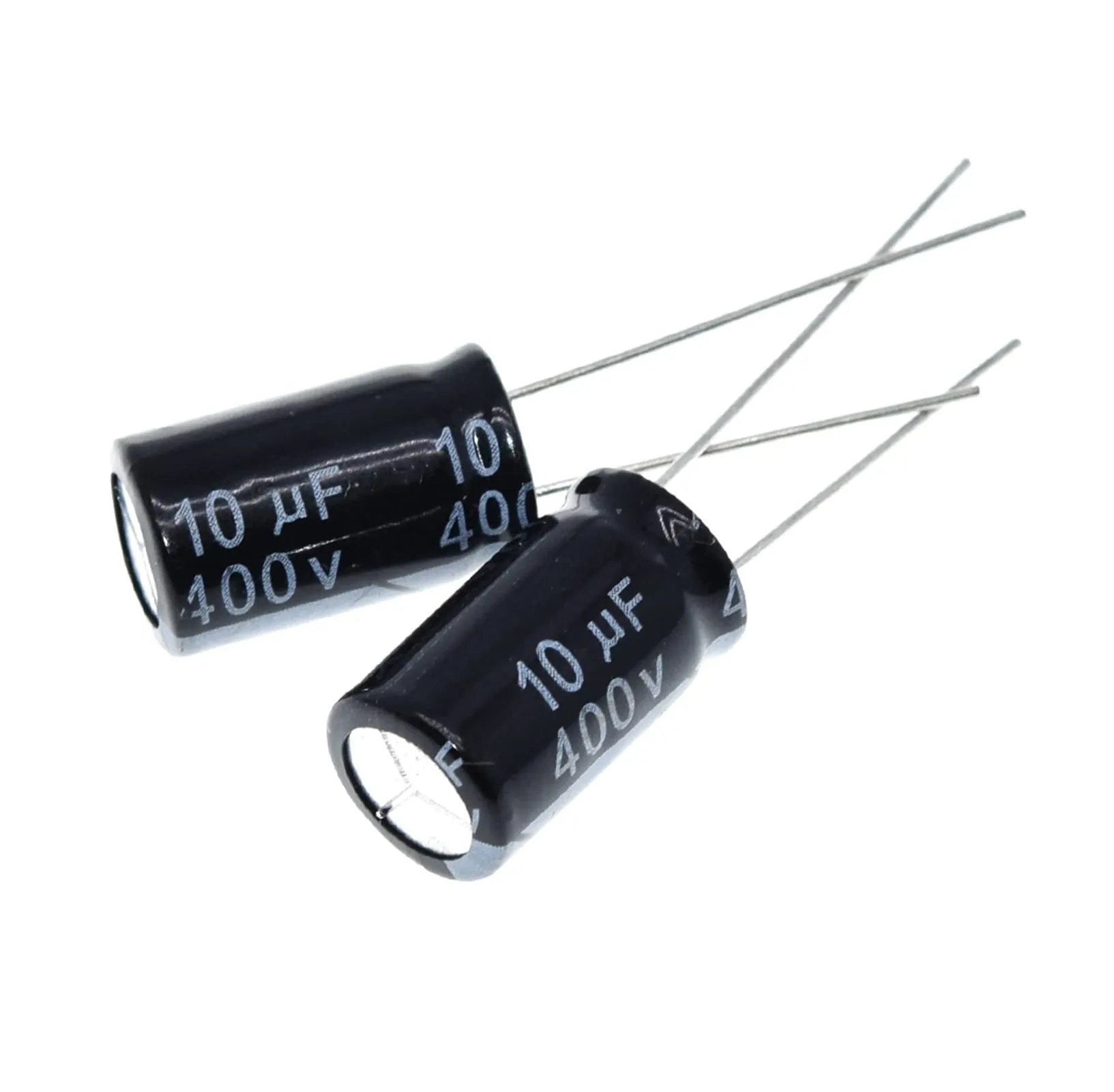 EFARMA Condensatori elettrolitici, condensatore elettrolitico in Alluminio da 10 Pezzi 400V 10uF, 10x17mm