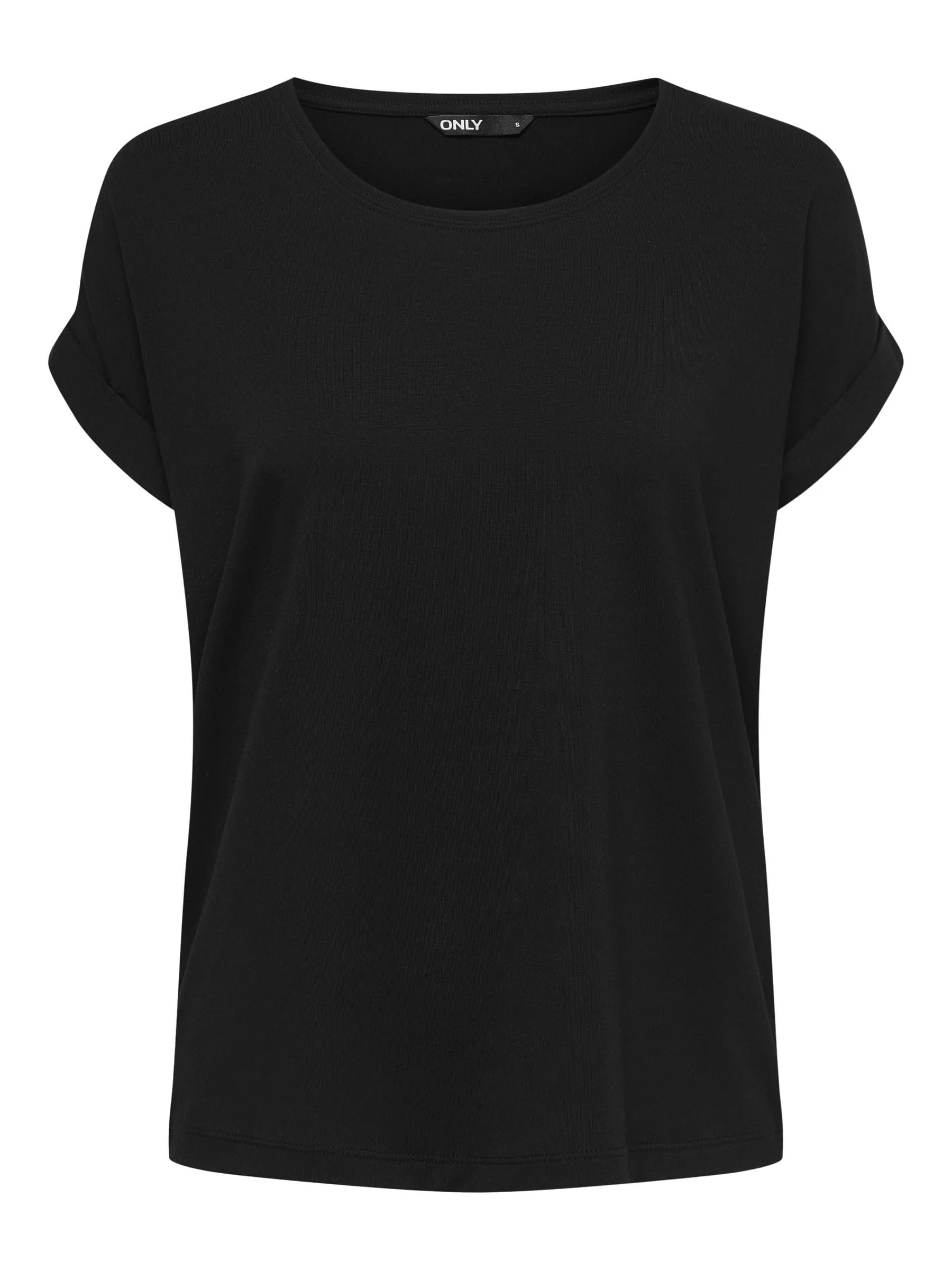 ONLY Onlmoster S/S O-Neck Top Noos Jrs T-Shirt, Solid Black, M Donna