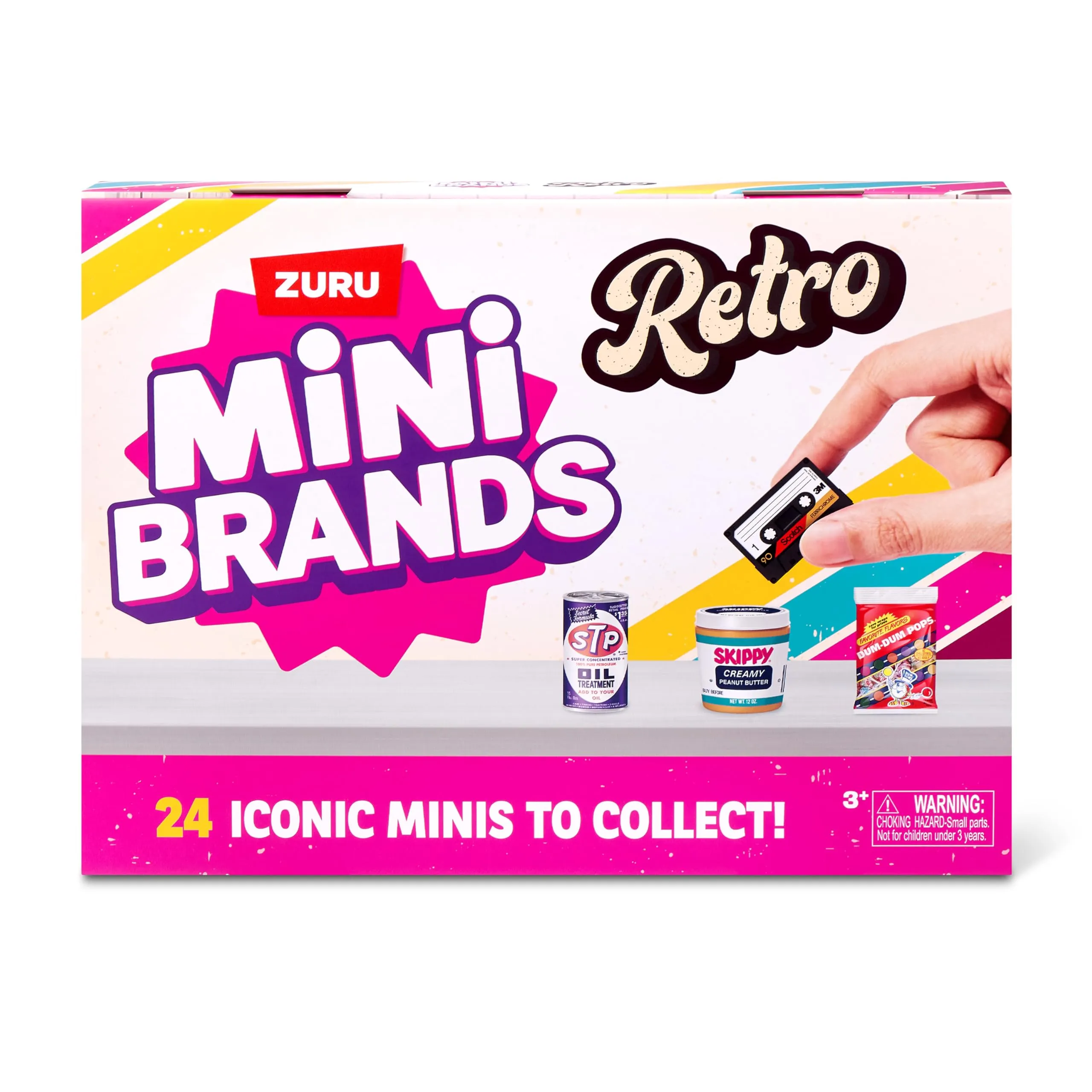 Mini Brands Retro Grocery Calendar Series 1 di ZURU, Miniature da collezione per ragazzi, ragazze e collezionisti