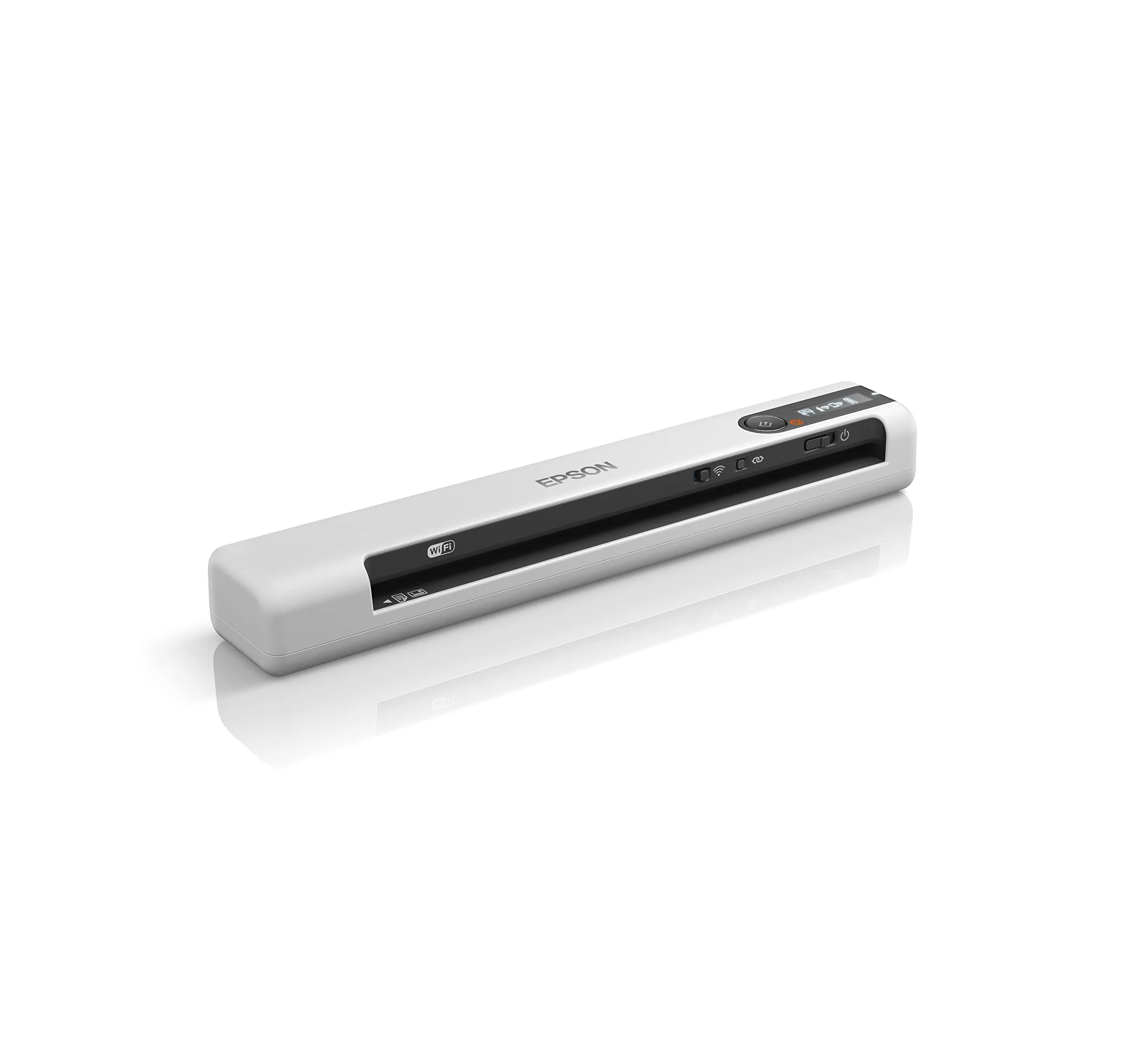 Epson Workforce DS-80W scanner A4 portatile WiFi e batteria, velocità 4 sec a pagina in b/n e colore, peso soli 300 gr, Supporta Scansione Supporti Plastificati
