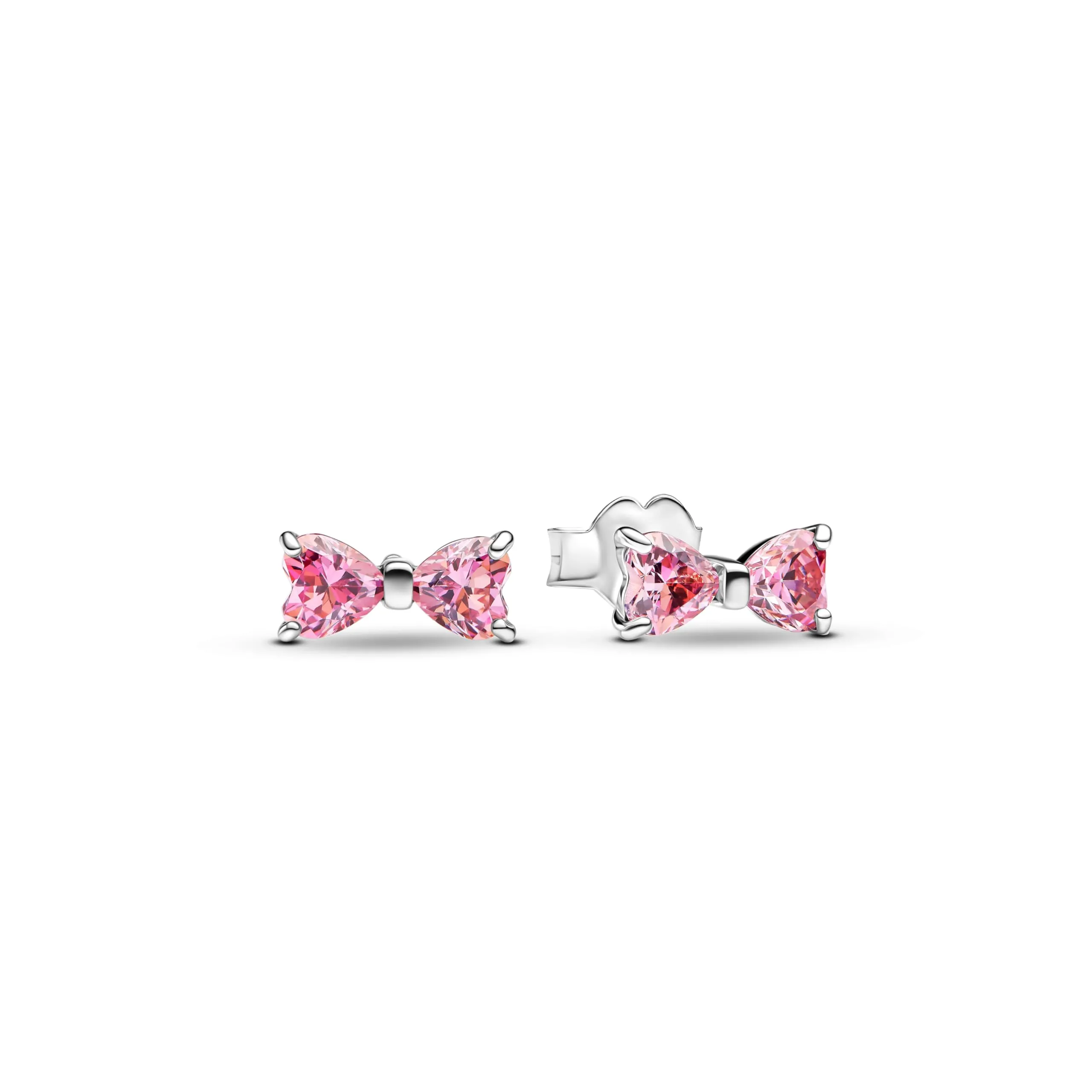 Pandora Timeless 293505C01 - Orecchini pendenti in argento sterling con zirconi, Rosa, Argento sterling, Zirconia cubica