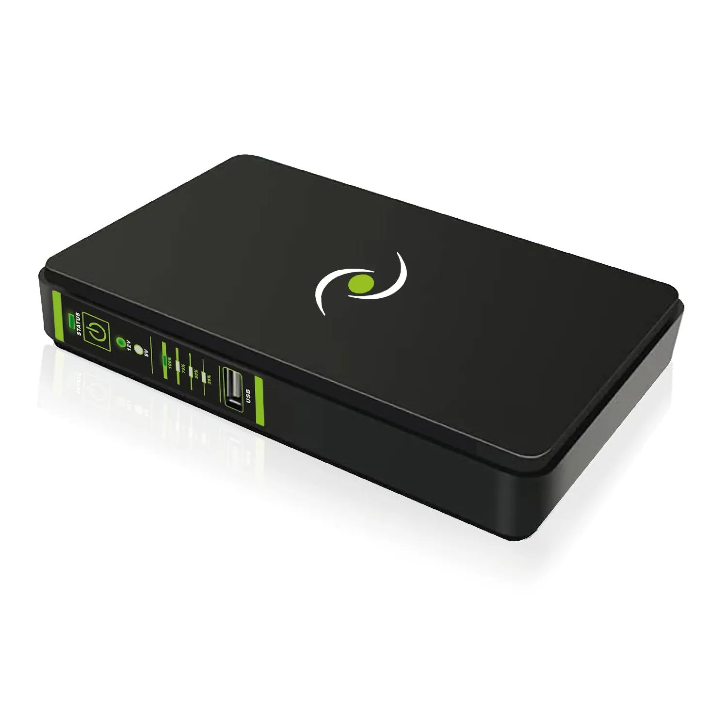 Tecnoware Mini UPS ERA PLUS DC 5VDC/9VDC/12VDC, Potenza 25W, protezione da blackout per Videosorveglianza, WIFI, Modem, VOIP, Powerbank 8800mAh, POE 24VDC/48VDC, Autonomia max 240 Min, Pronto all'uso