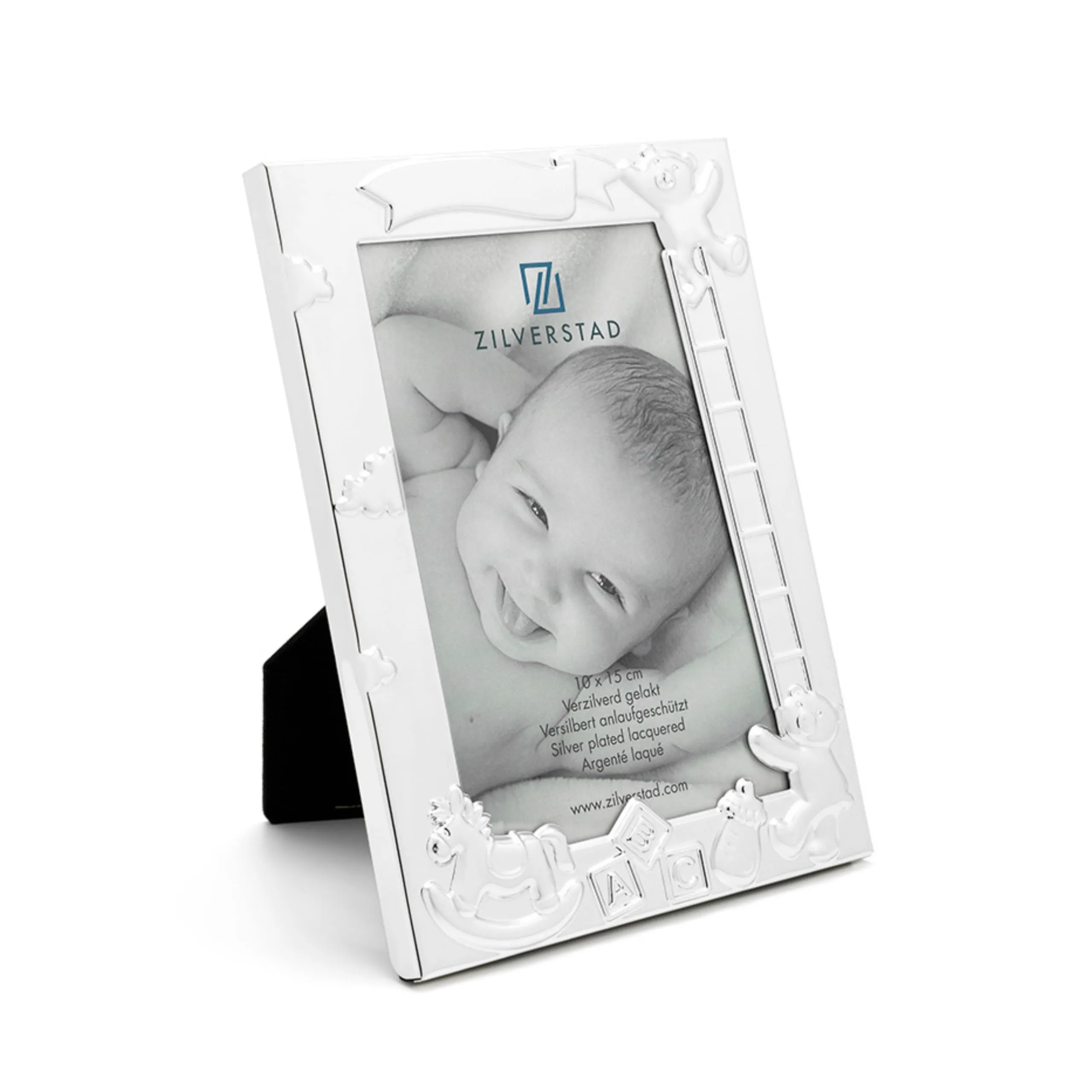 Zilverstad - Cornice portafoto Baby ABC 10 x 15 argento