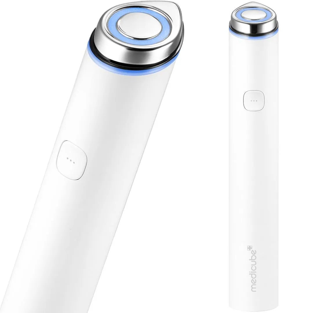 medicube Booster Pro Mini White | Home - Strumento per la cura del viso - Booster Glow per la pelle di vetro, stimola l'assorbimento della cura della pelle, cura della pelle coreana